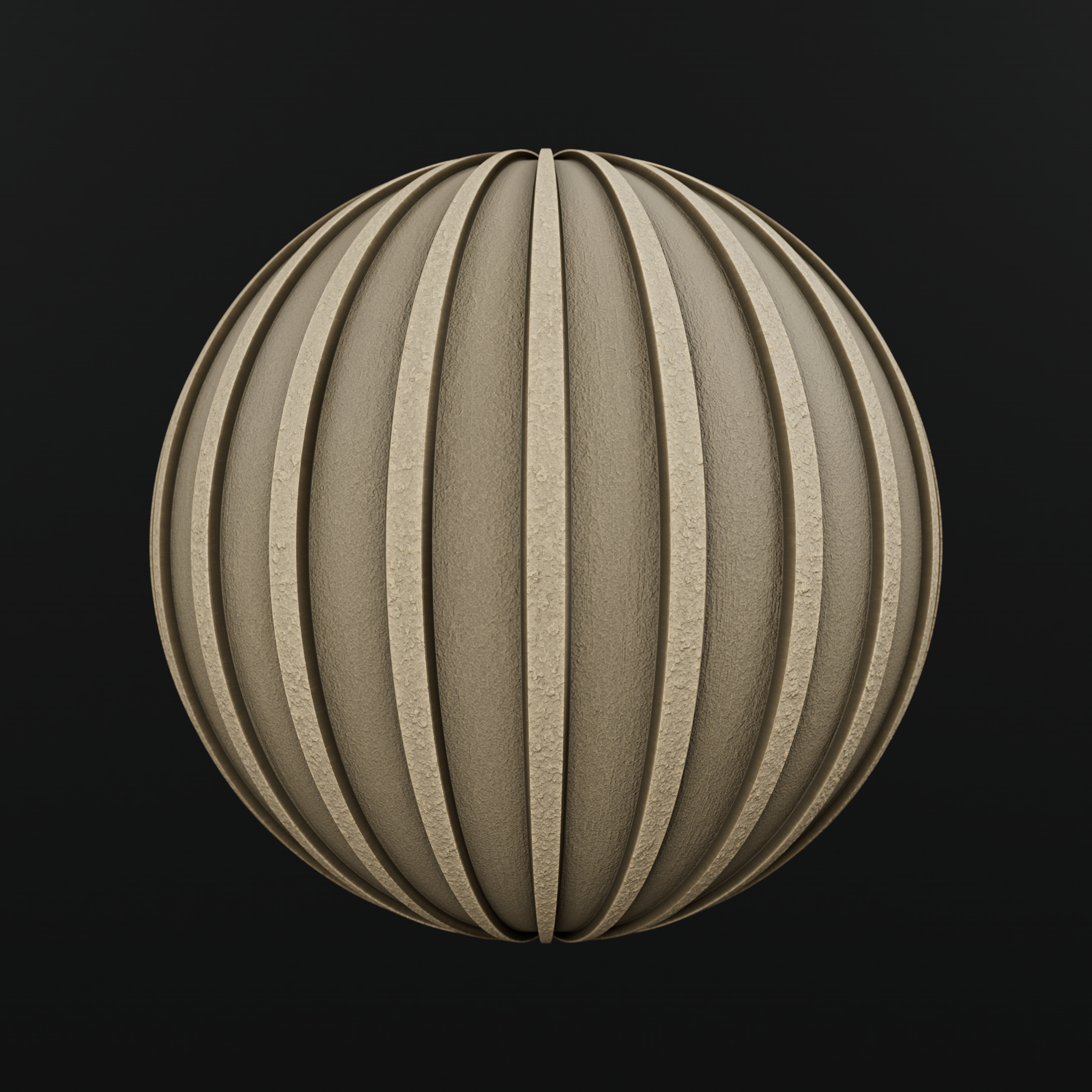 Substance Material - Ribbed Concrete Wall