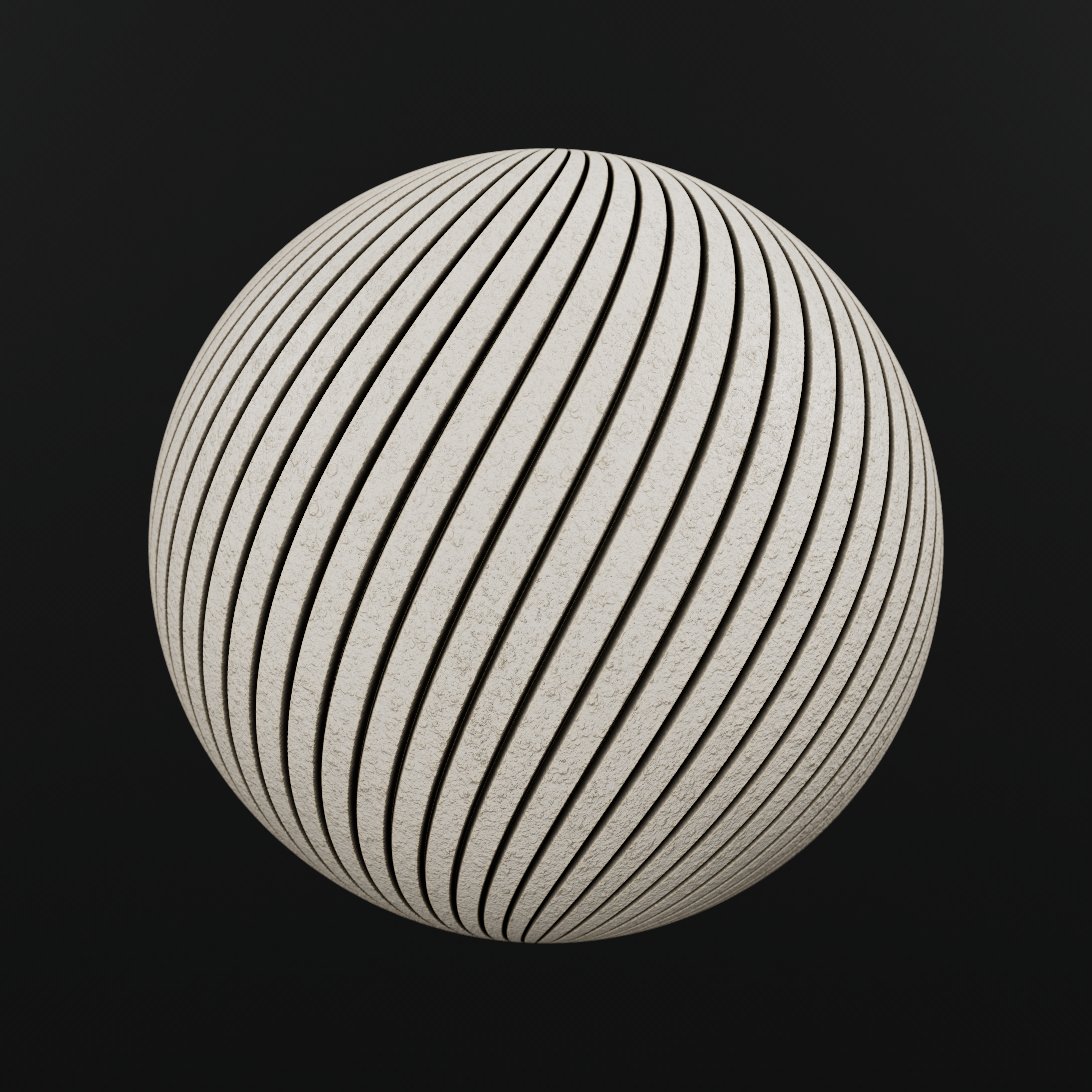 Substance Material - Ribbed Concrete Wall