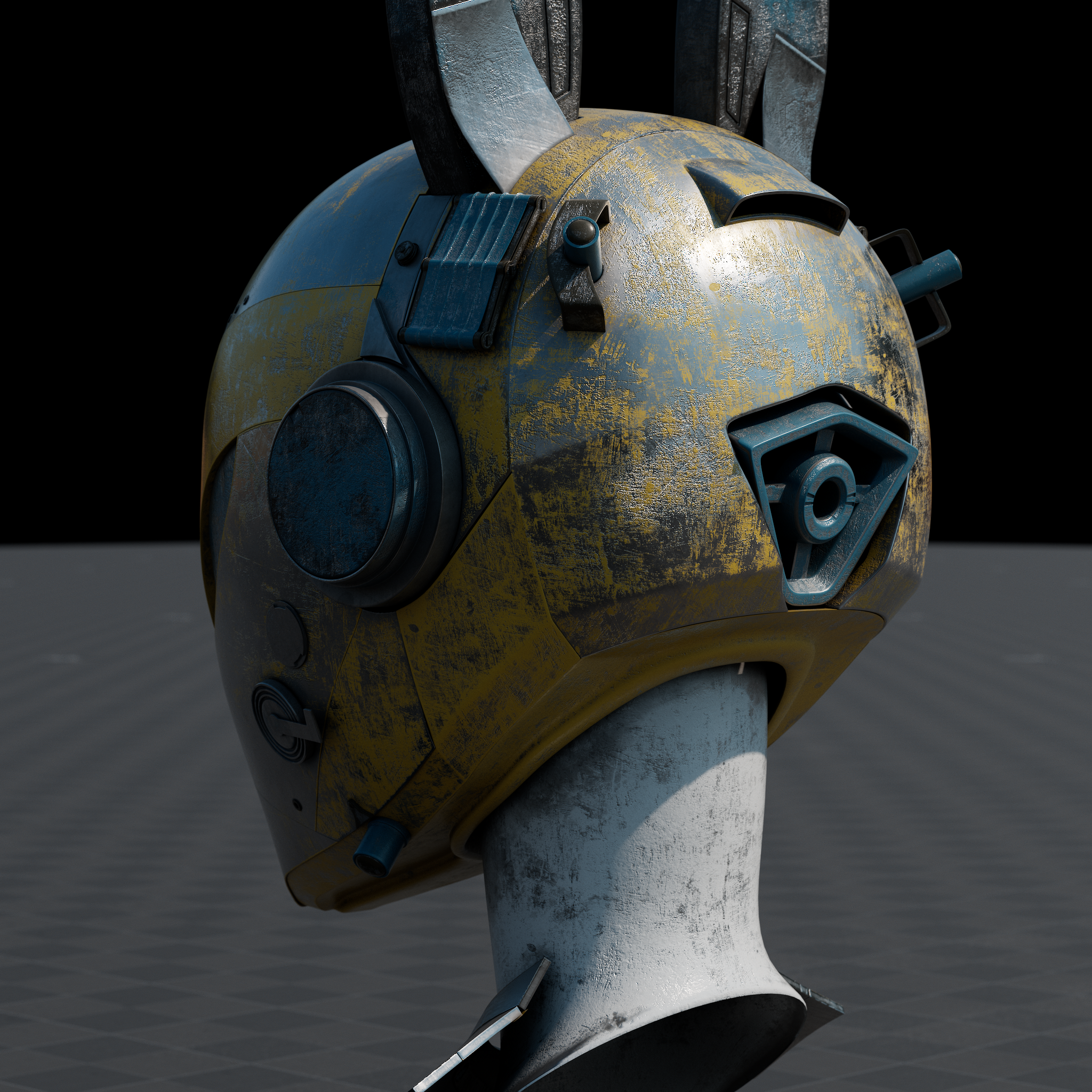 Sci Fi Helmet - White Rabbit