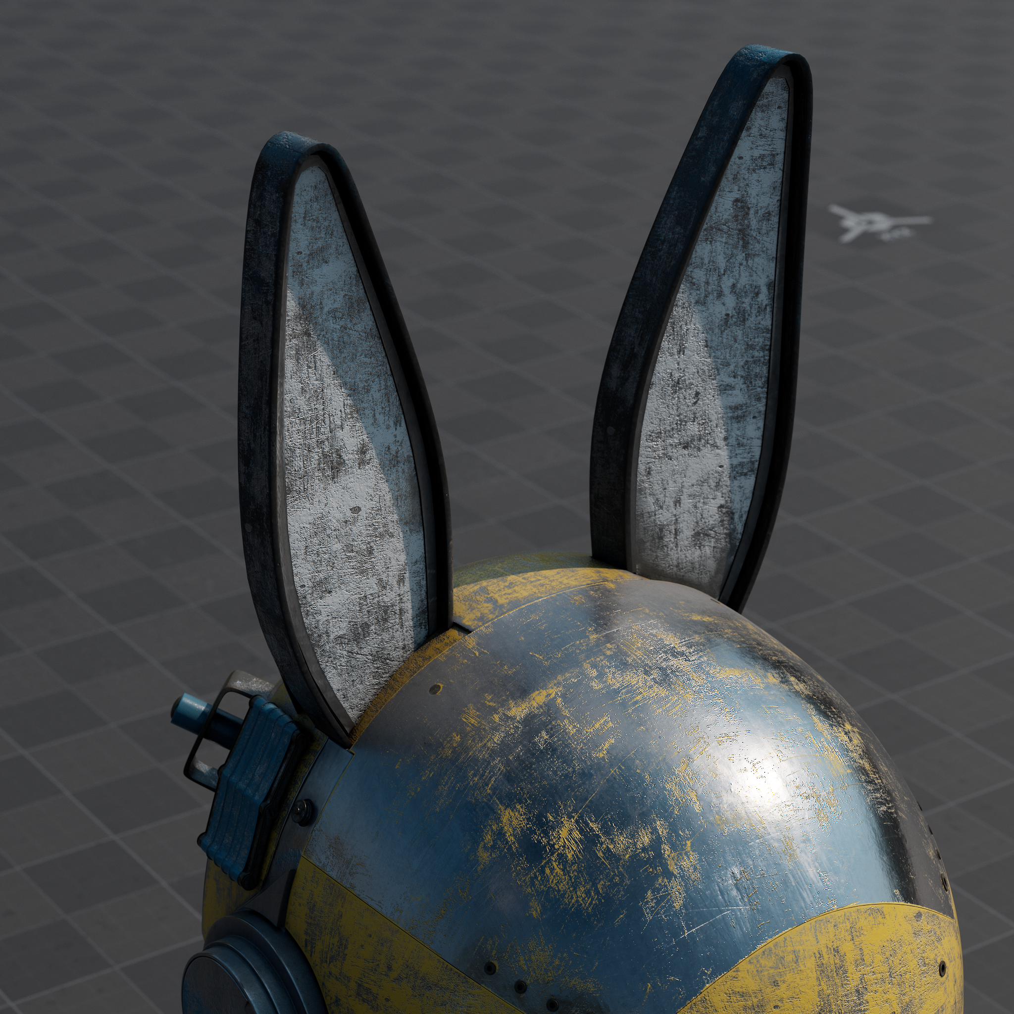 Sci Fi Helmet - White Rabbit