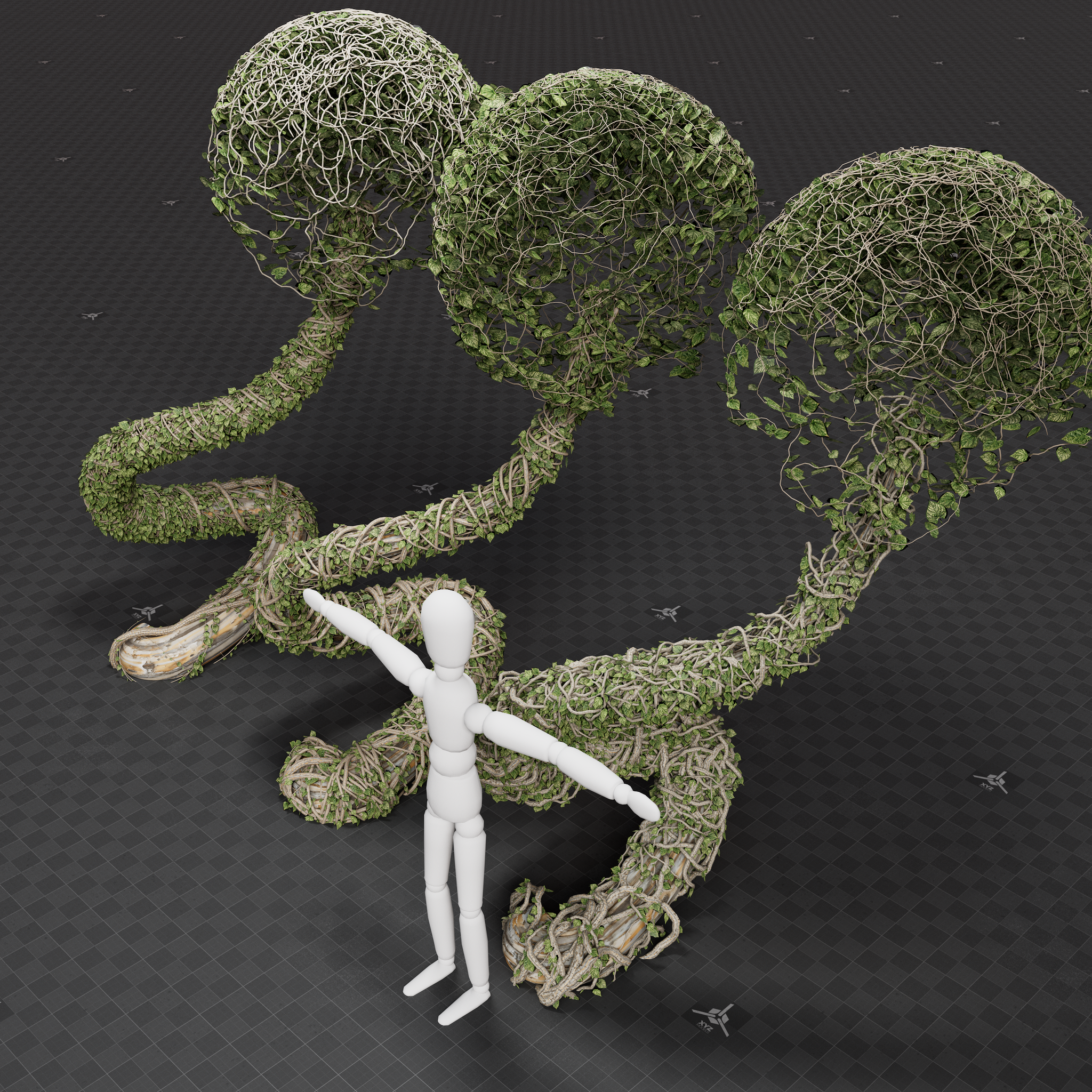 Surreal Plant - Small Tree Set 02