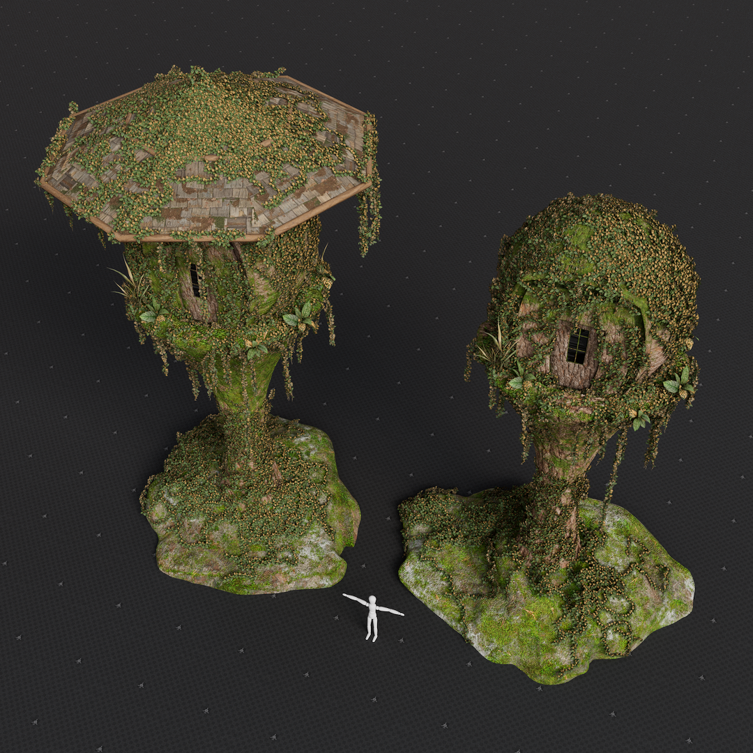 Surreal Treehouse Set