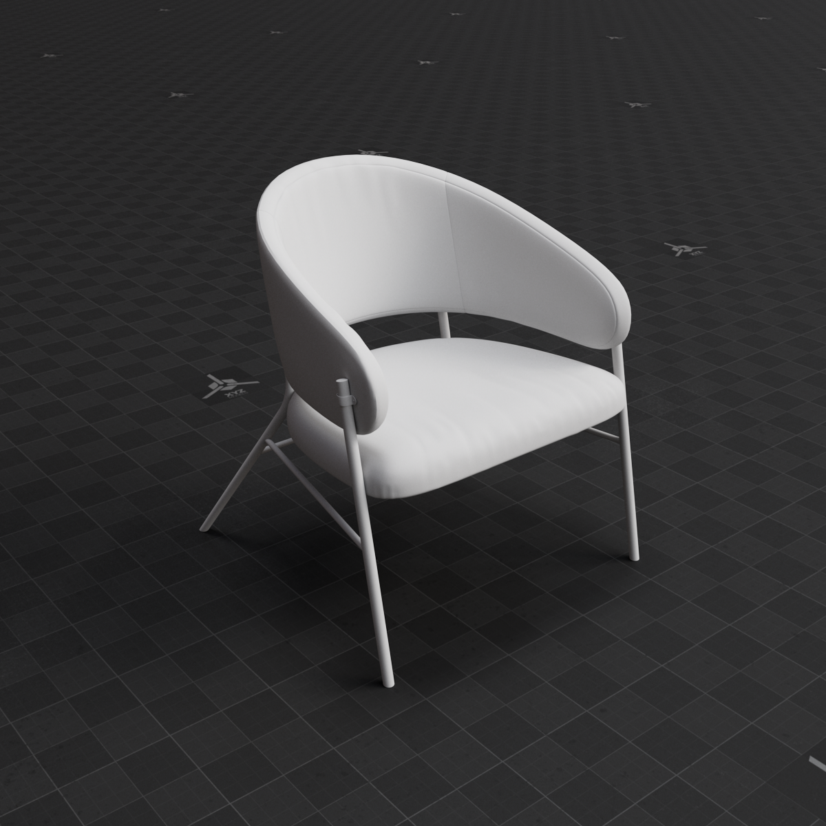 Base Mesh - Archviz - Chair 01