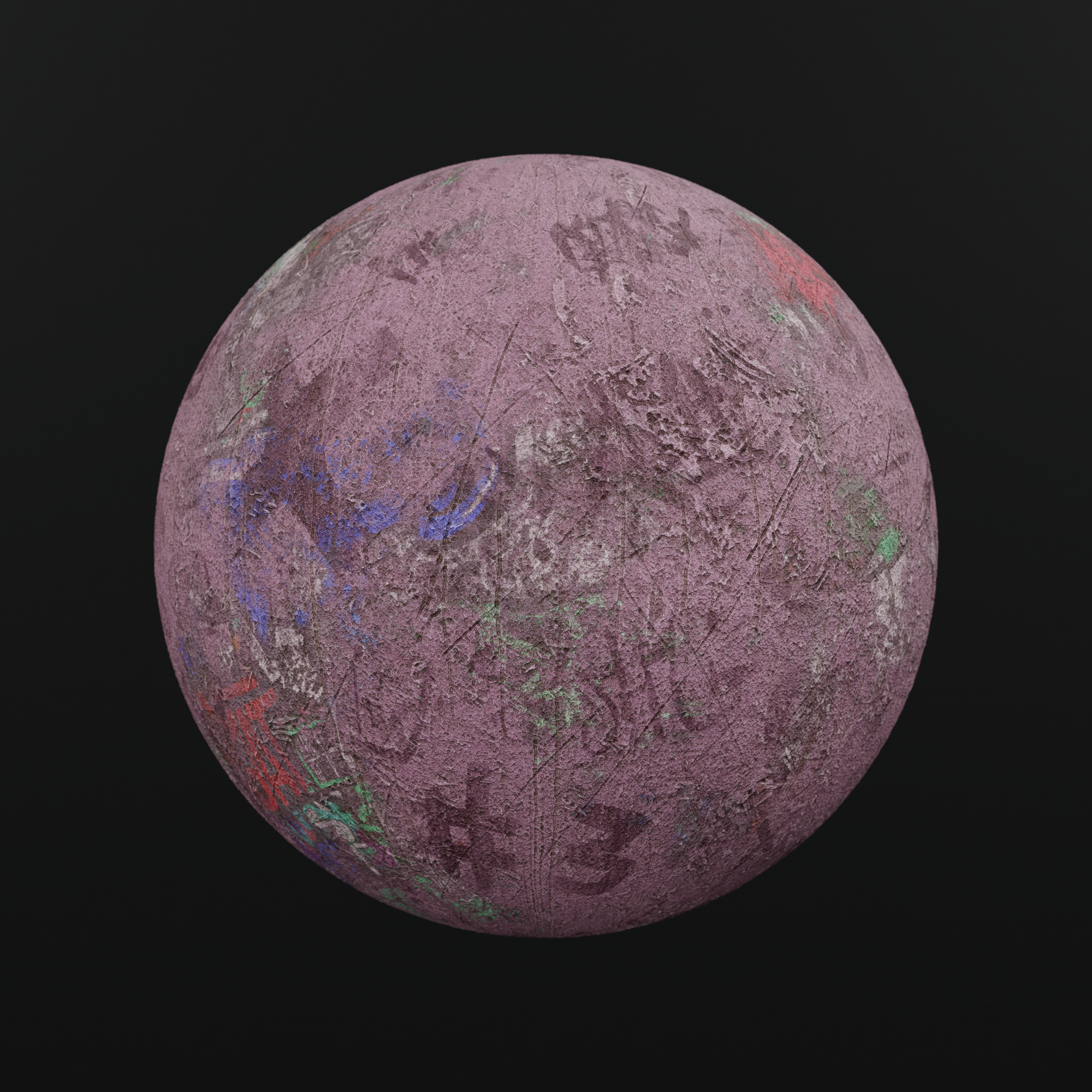 Substance Material - Graffiti Tagged Wall 01B