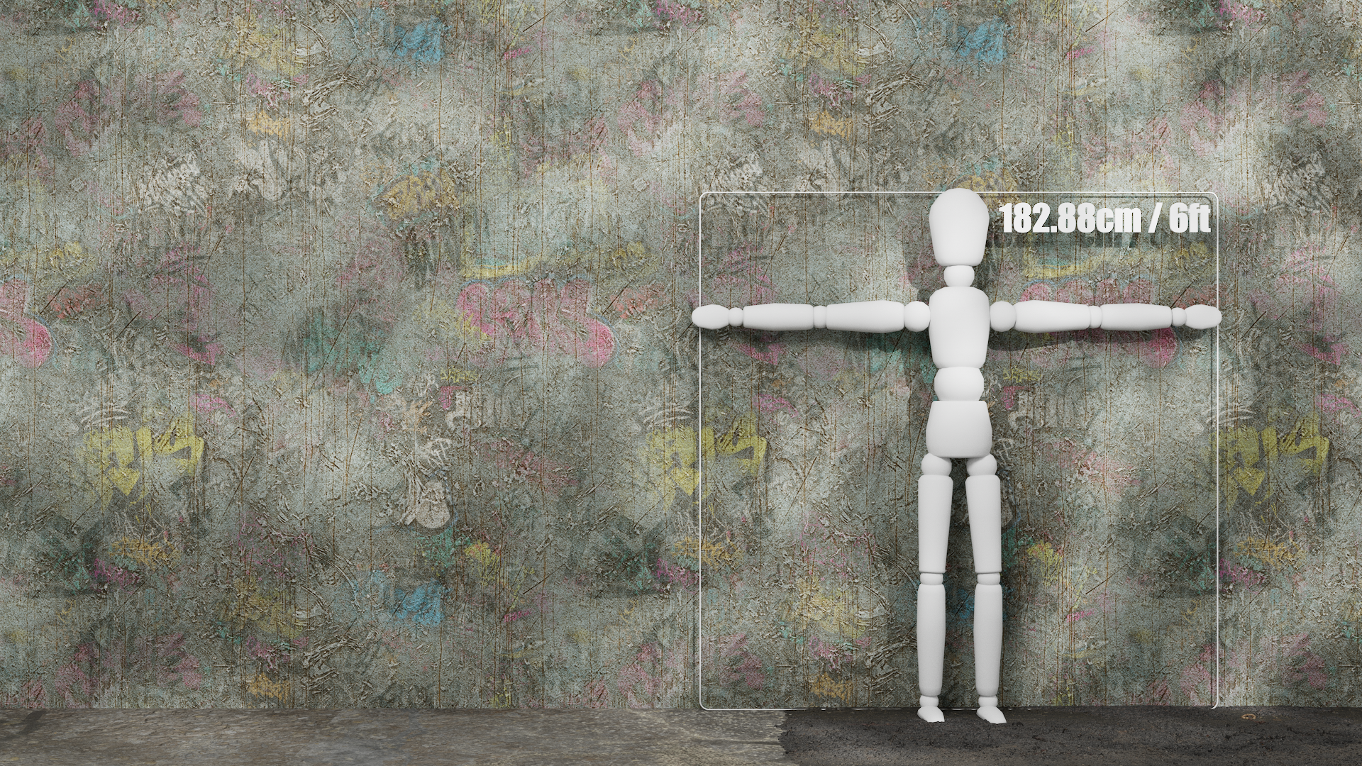 Substance Material - Graffiti Tagged Wall 01C