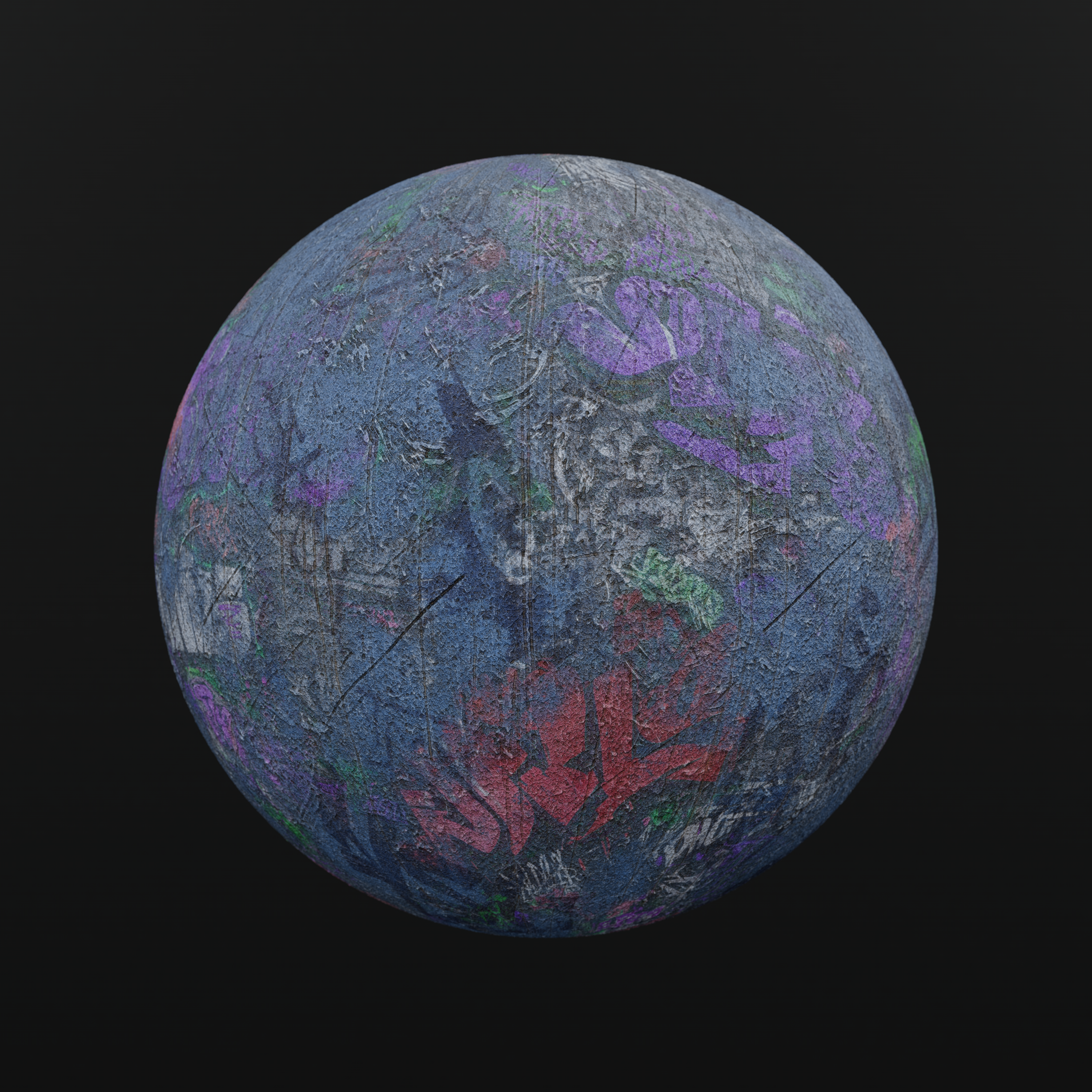 Substance Material - Graffiti Tagged Wall 01C