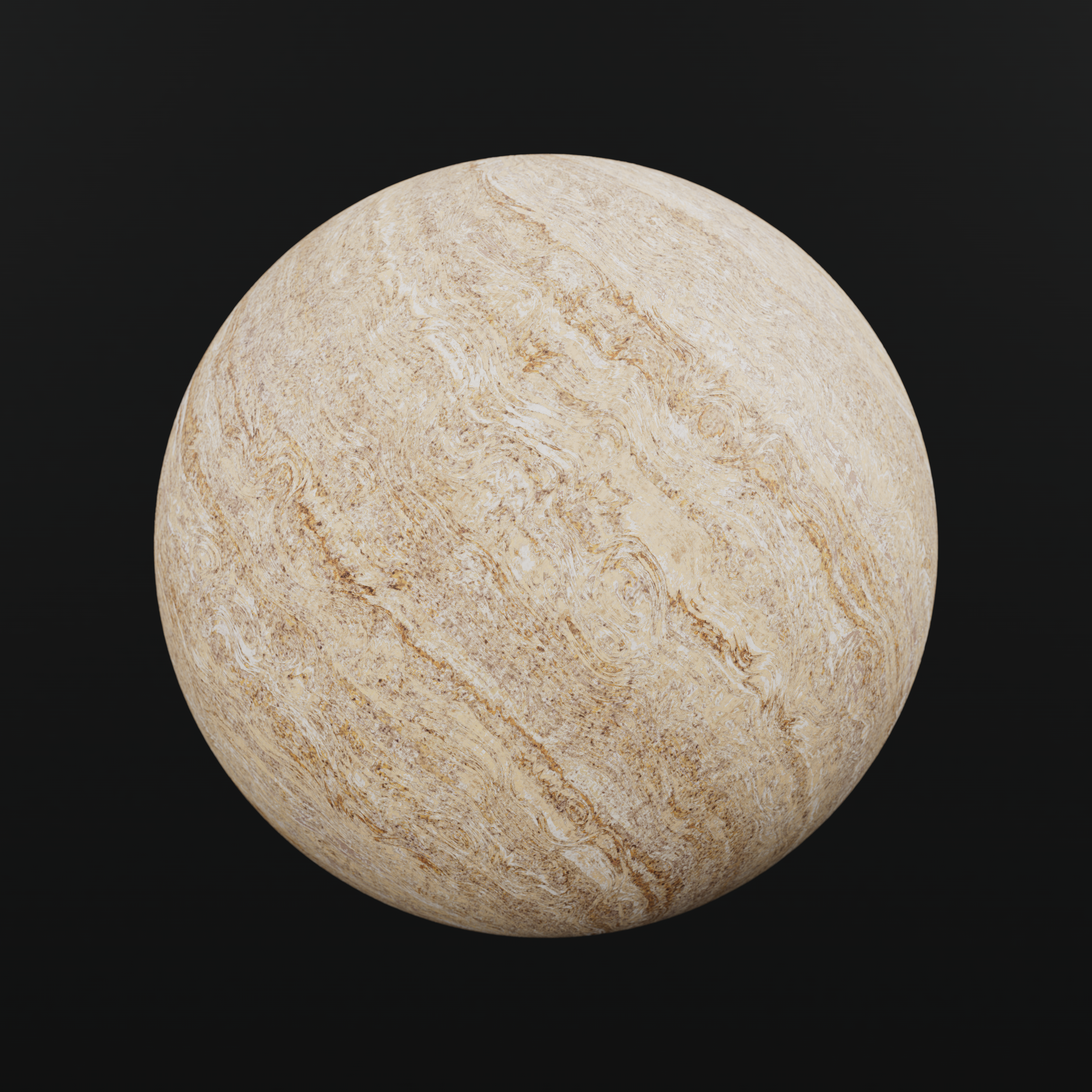 Substance Material - Polished Travertine