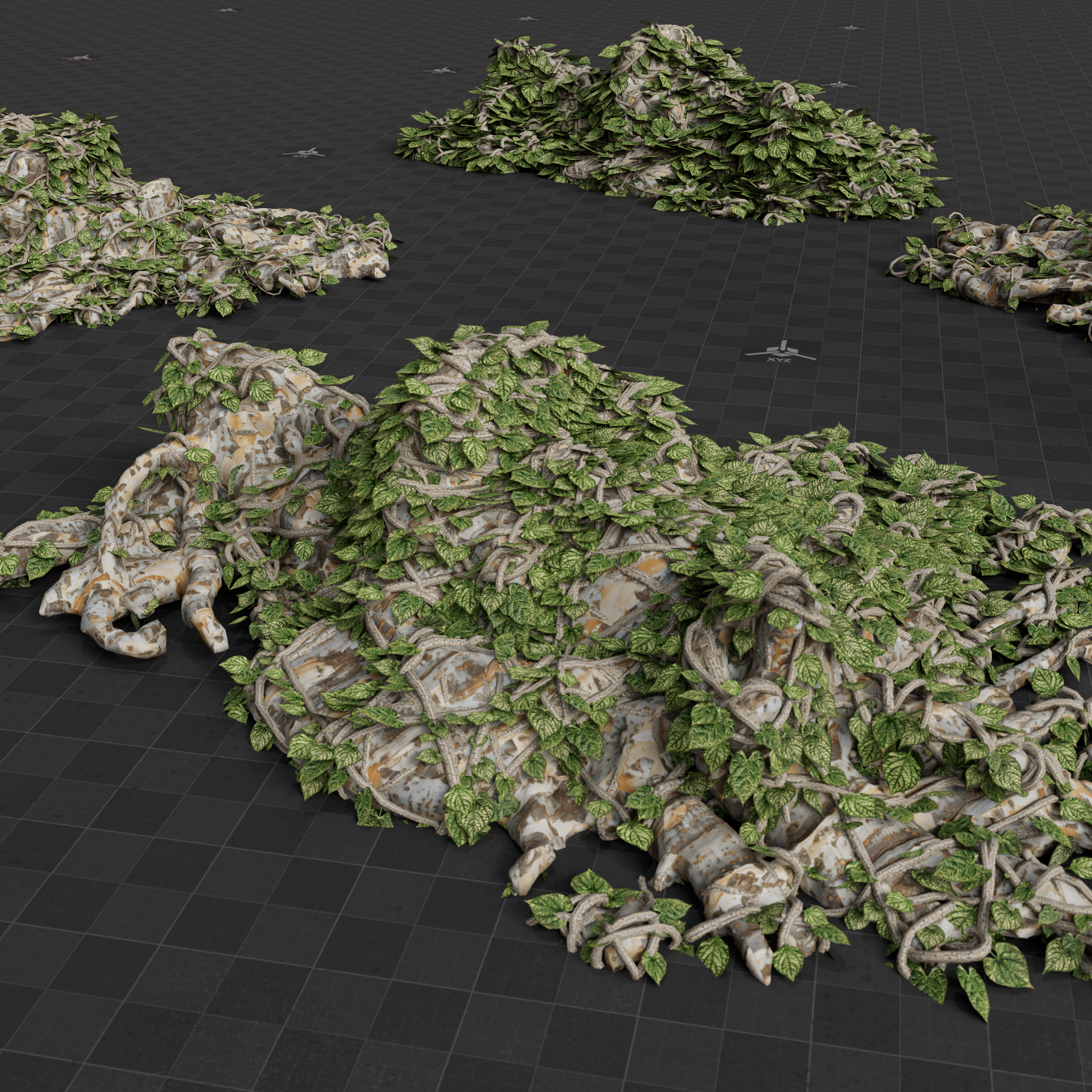 Surreal Plant - Roots Ivy Set 01