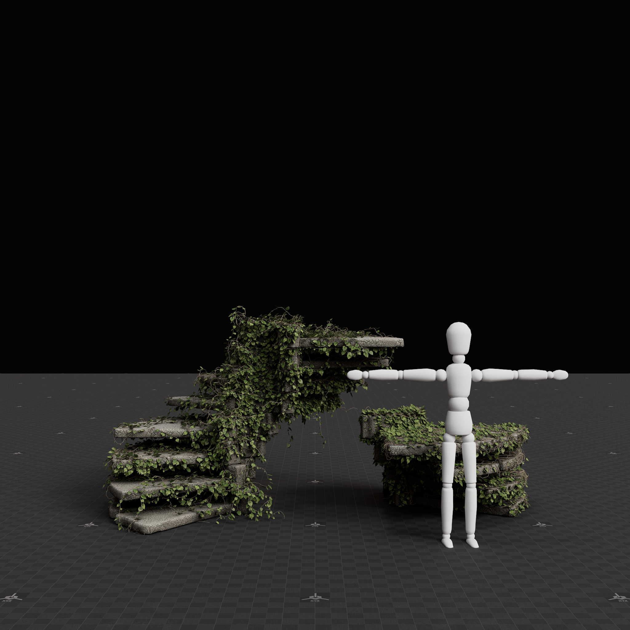 Surreal Plant - Stair Ivy Set 01
