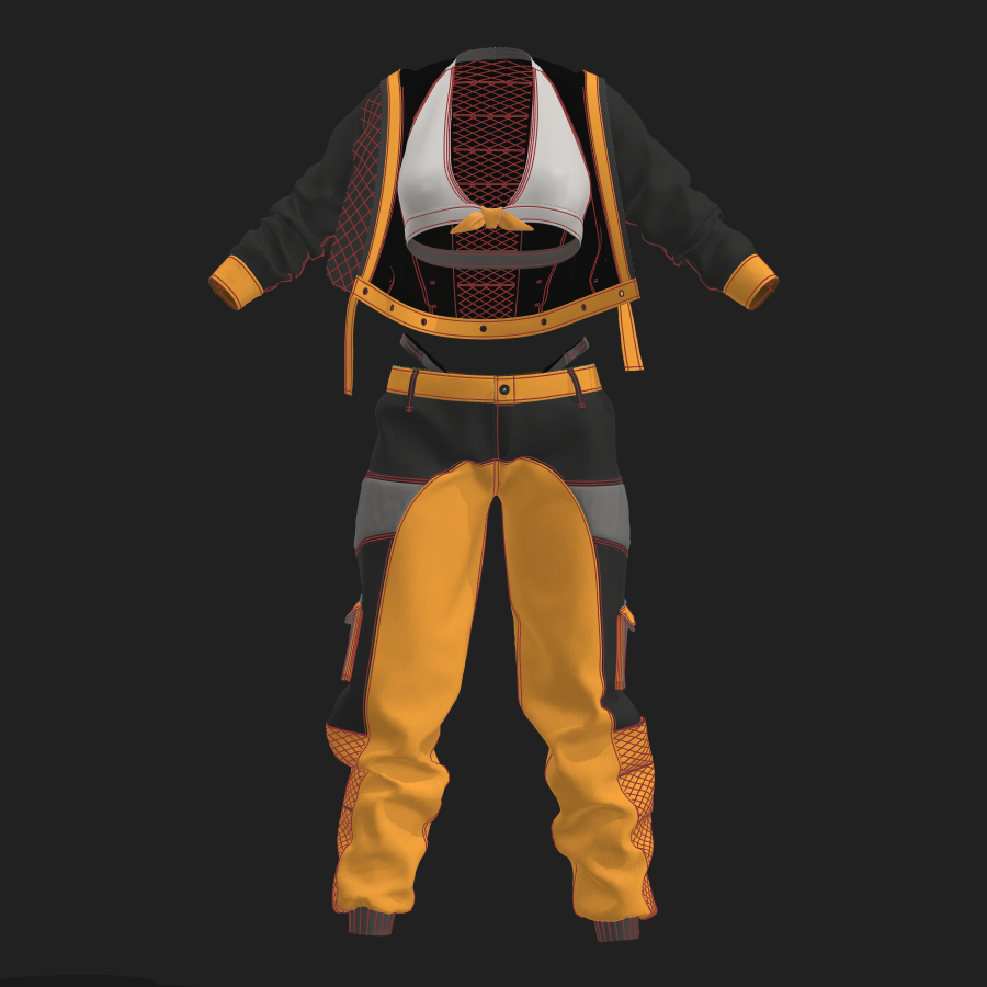2020s Woman Urban Everyday - Marvelous Designer Outfit