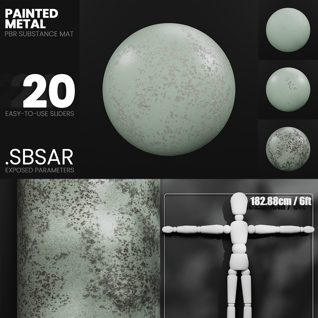 Substance Material - Painted Metal