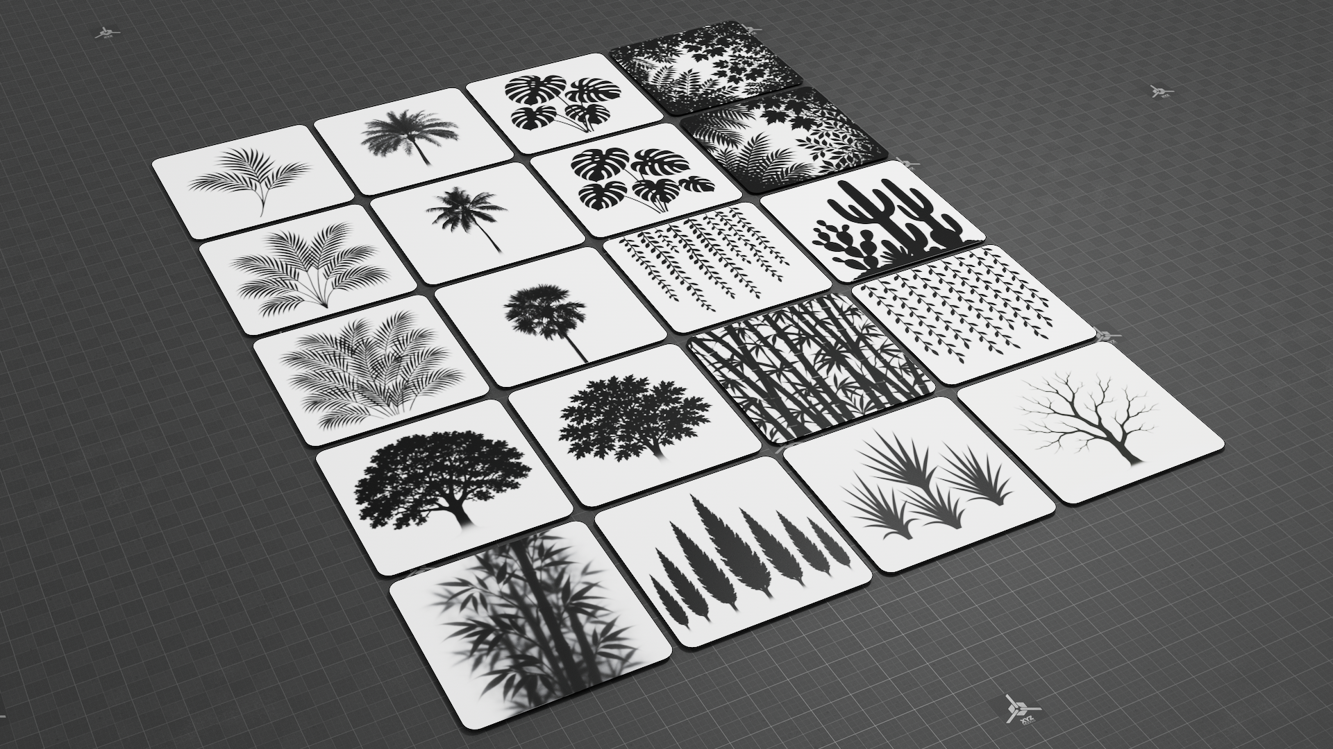 Gobos - Trees and Plants