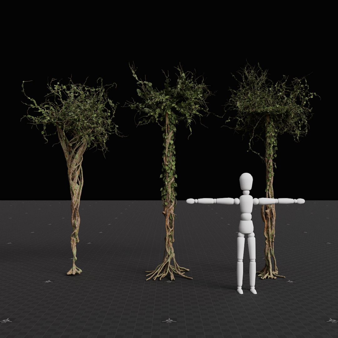 Surreal Plant - Small Tree Set 07
