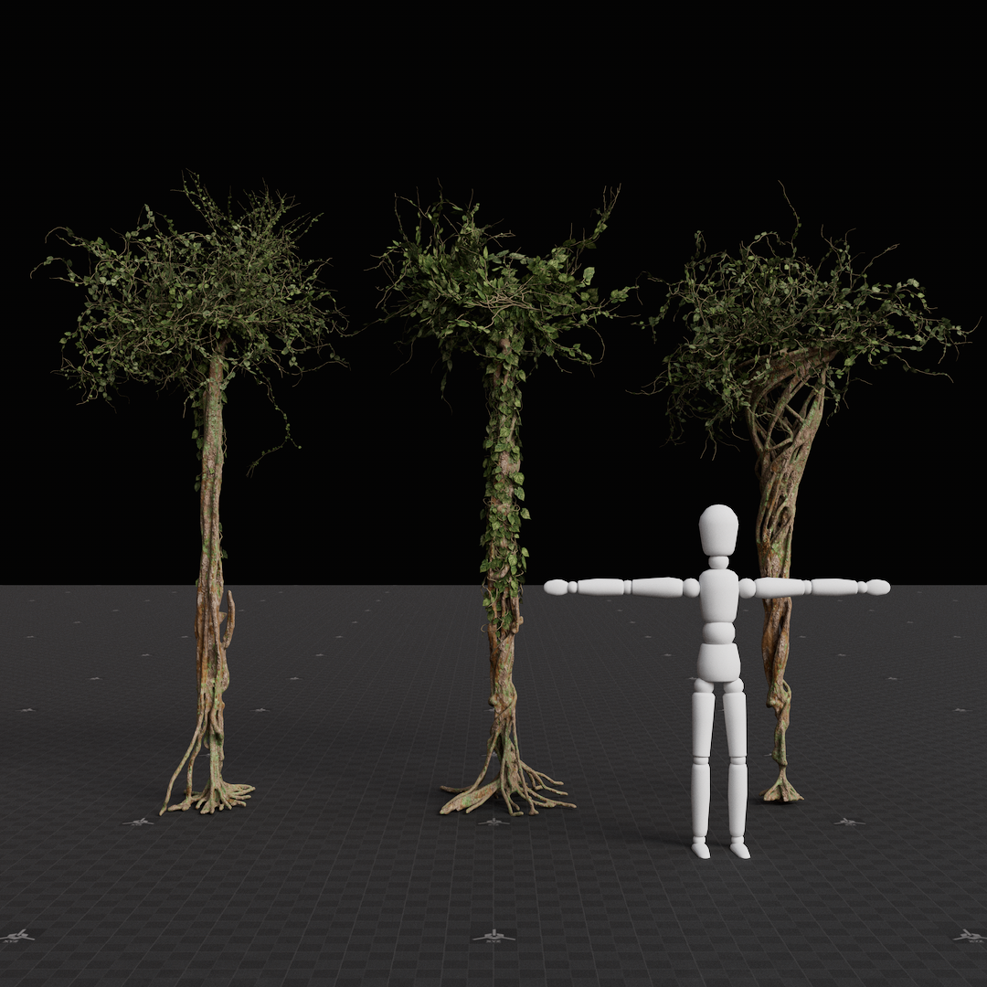 Surreal Plant - Small Tree Set 07