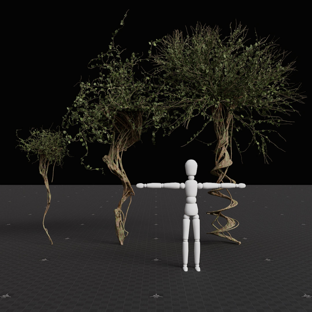 Surreal Plant - Small Tree Set 05