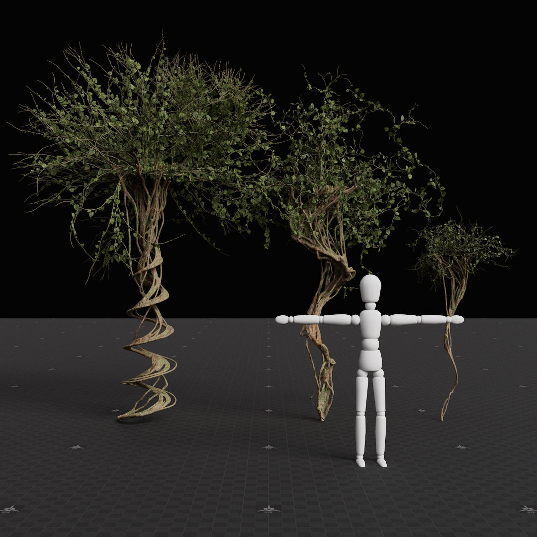 Surreal Plant - Small Tree Set 05