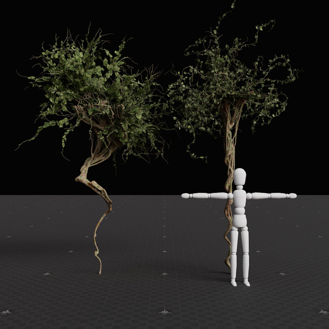 Surreal Plant - Small Tree Set 06