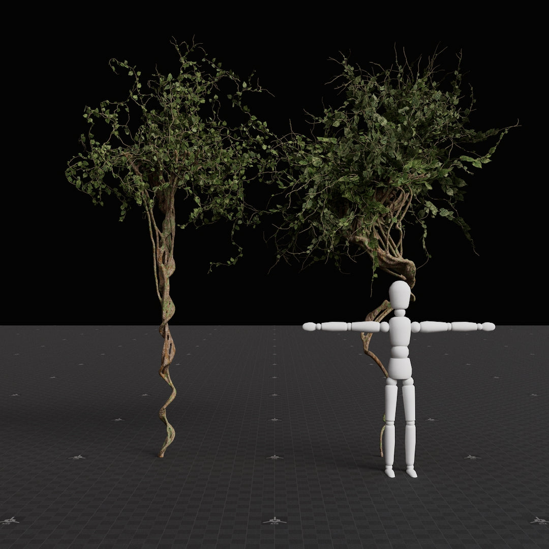 Surreal Plant - Small Tree Set 06