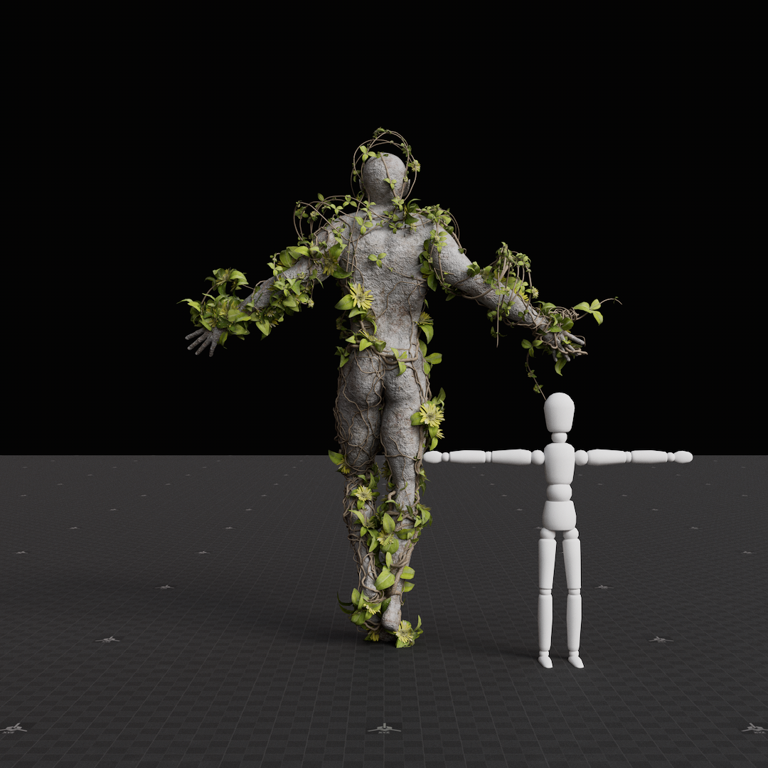 Ancient Alien Statue 01