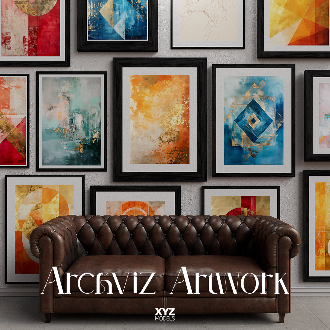 Interior Kit - Archviz Wall Artwork