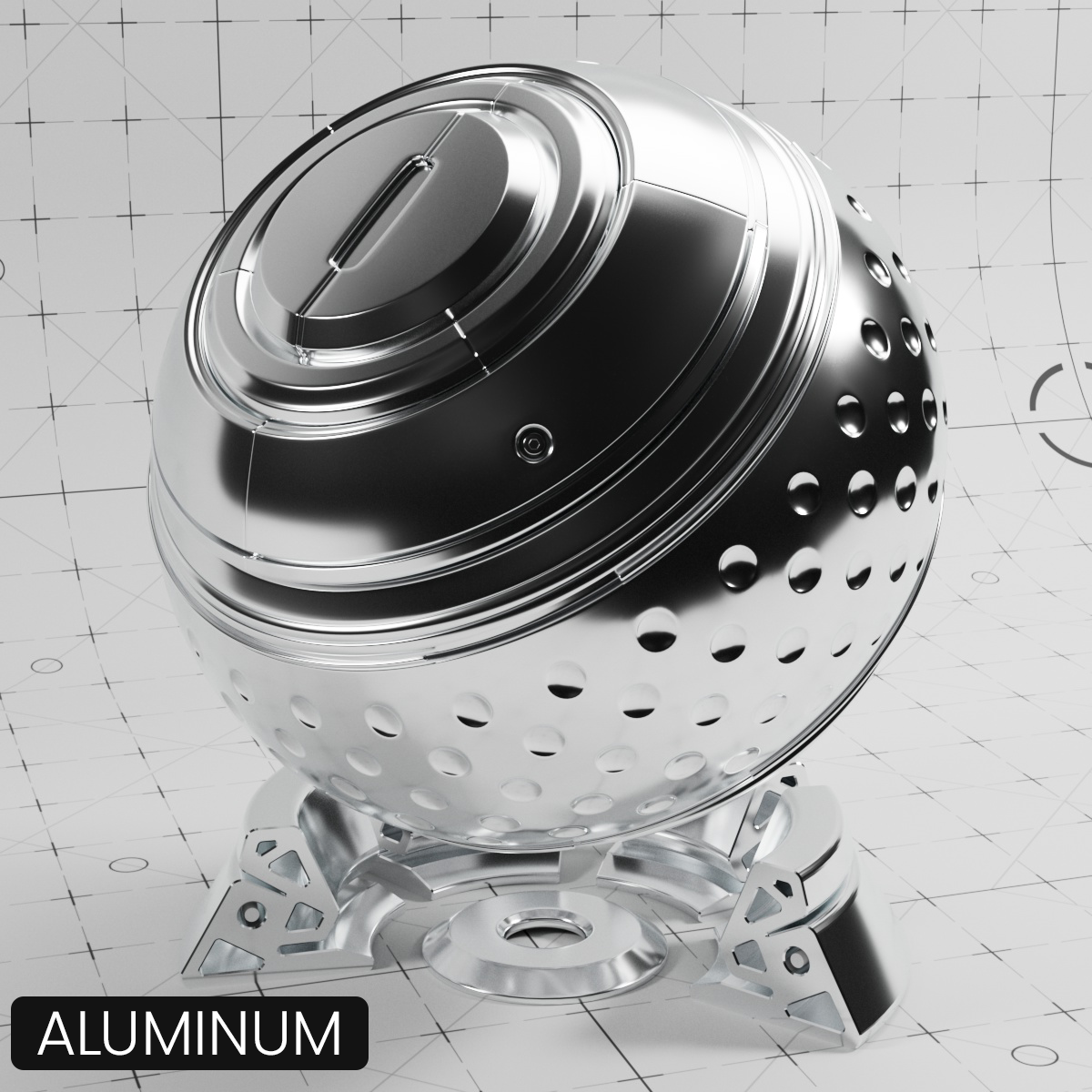 Cinema 4D Materials - ADV IOR Metals - Redshift OpenPBR