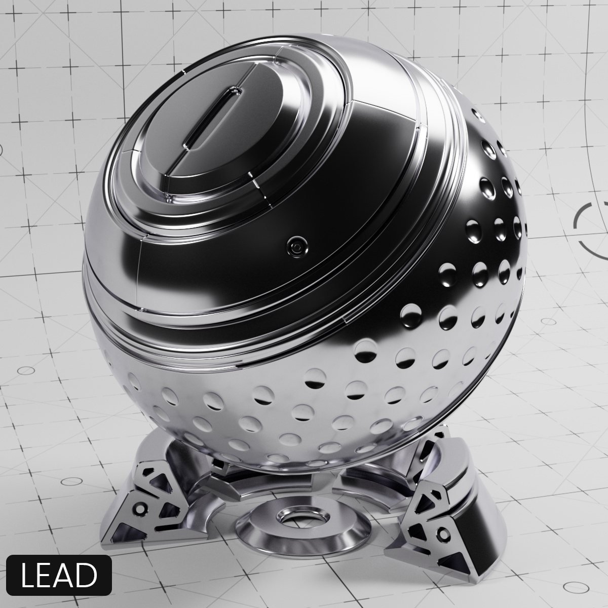Cinema 4D Materials - ADV IOR Metals - Redshift OpenPBR