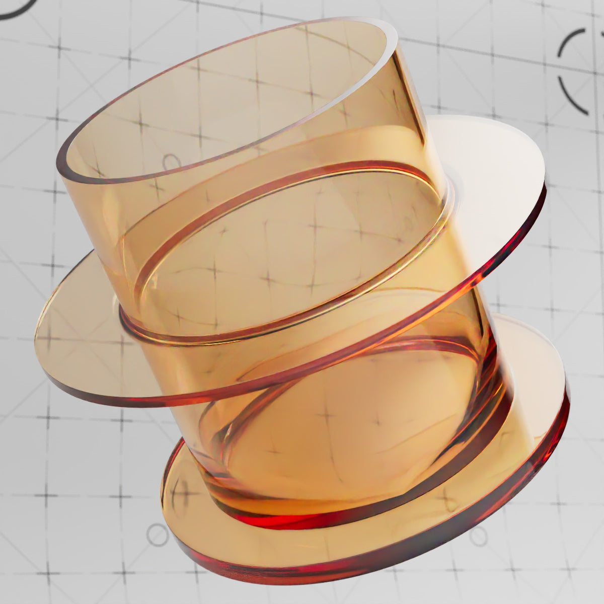 Cinema 4D Materials - Creative Glass - Redshift OpenPBR