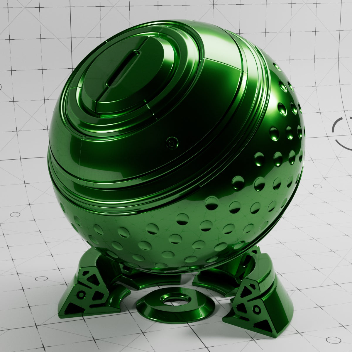Cinema 4D Materials - Car Paint Chrome Finish - Redshift