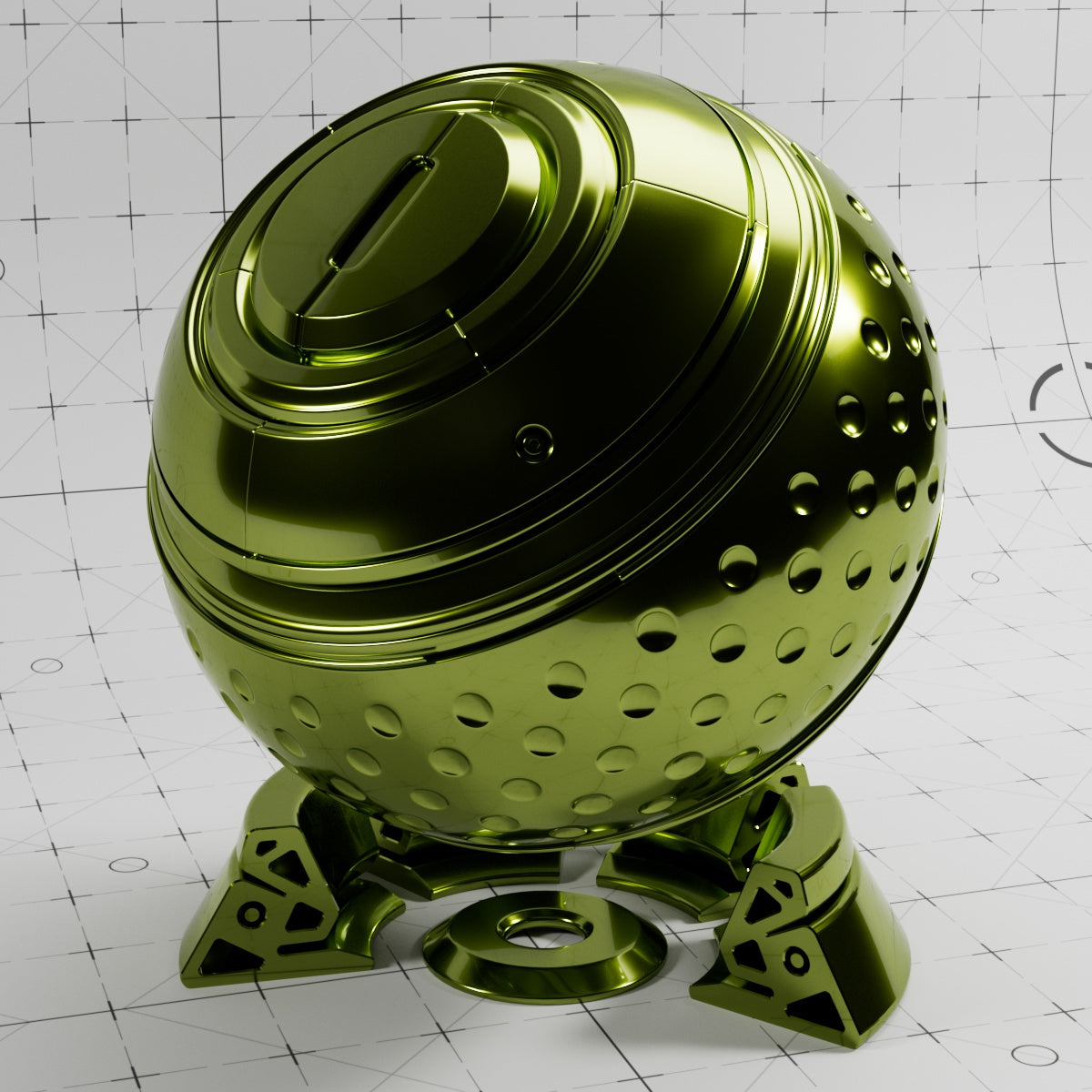 Cinema 4D Materials - Car Paint Chrome Finish - Redshift
