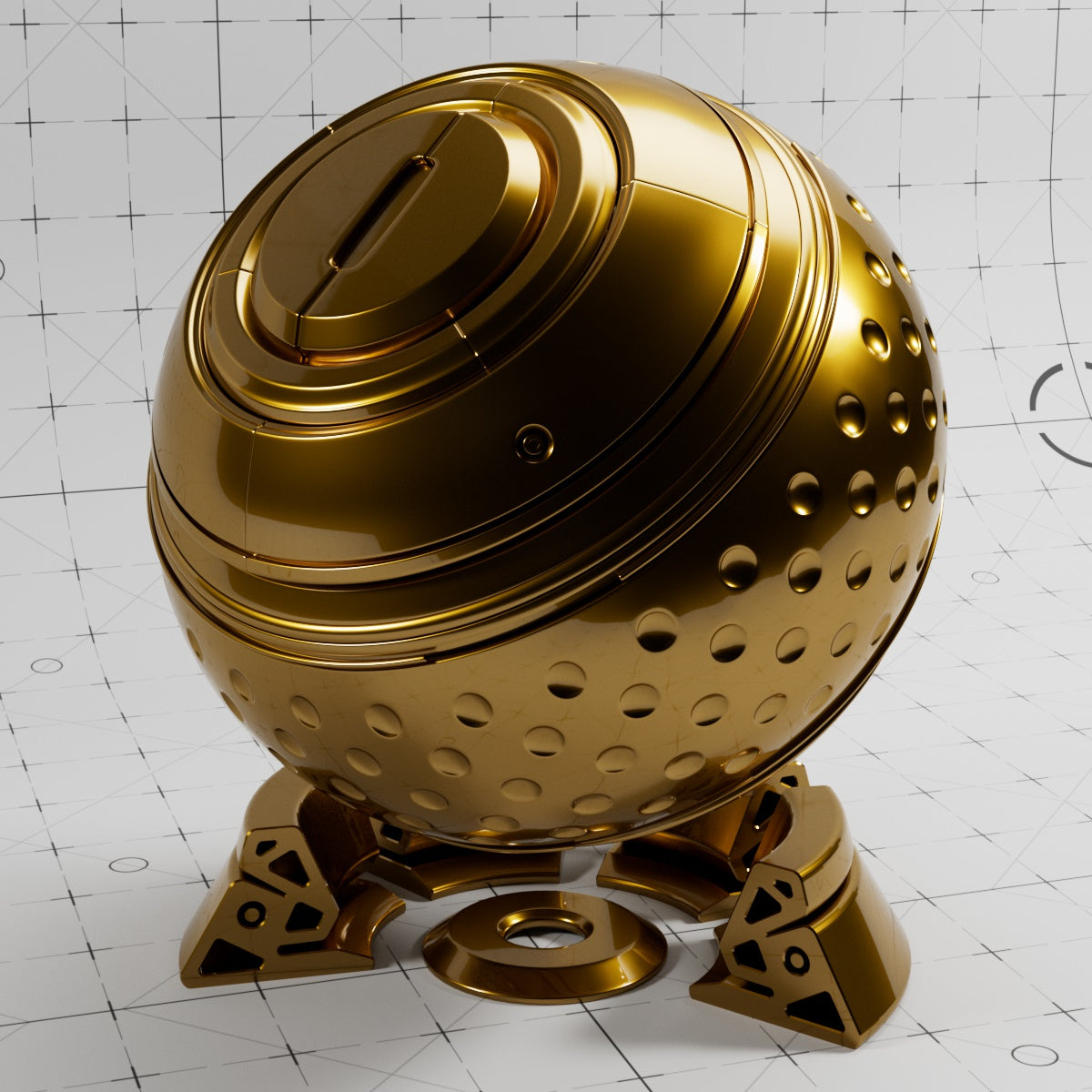 Cinema 4D Materials - Car Paint Chrome Finish - Redshift