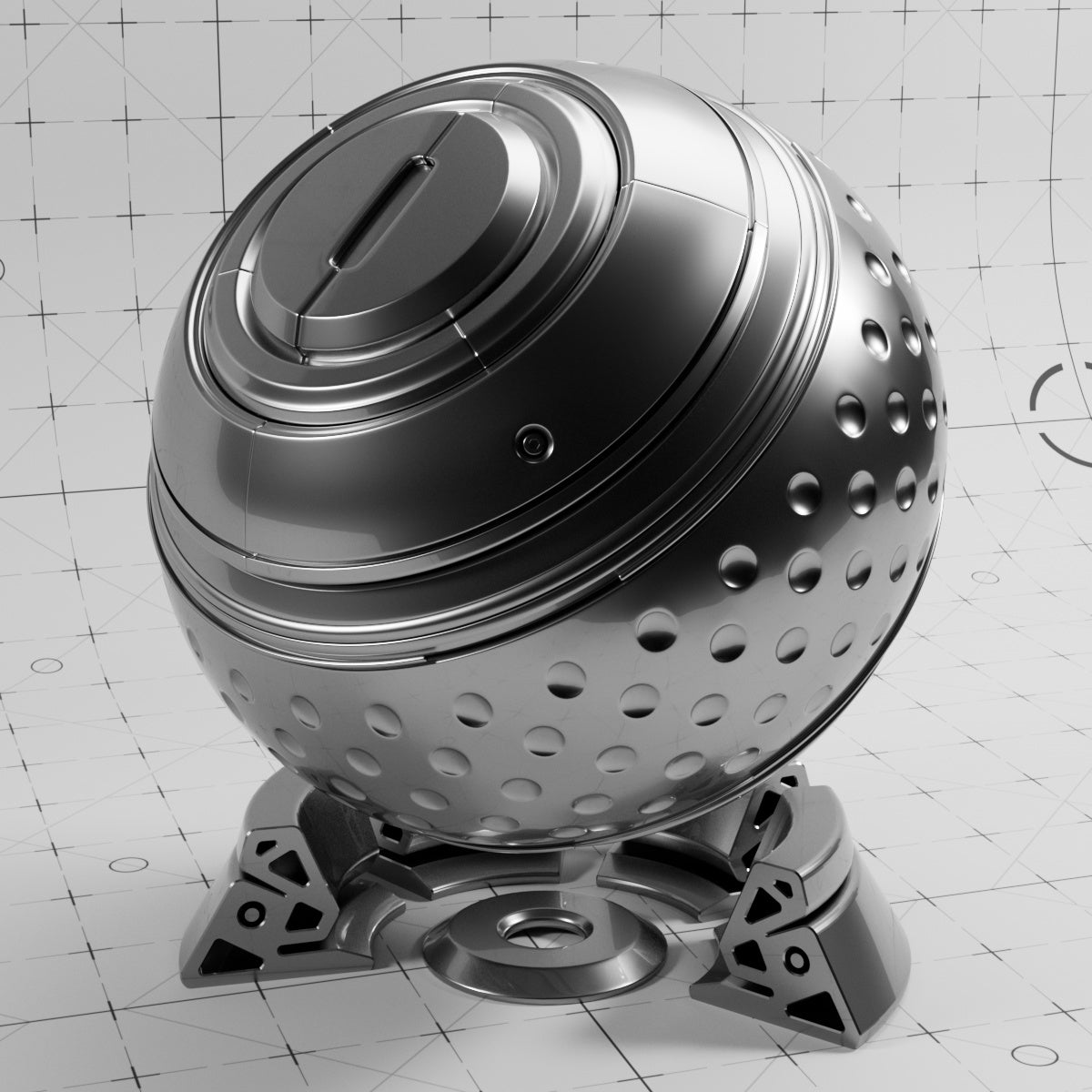 Cinema 4D Materials - Car Paint Chrome Finish - Redshift