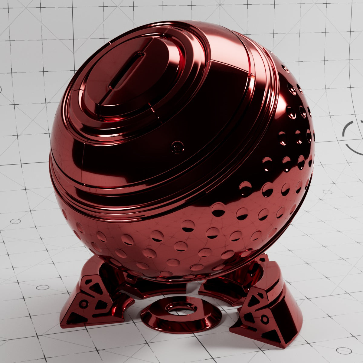 Cinema 4D Materials - Car Paint Chrome Finish - Redshift