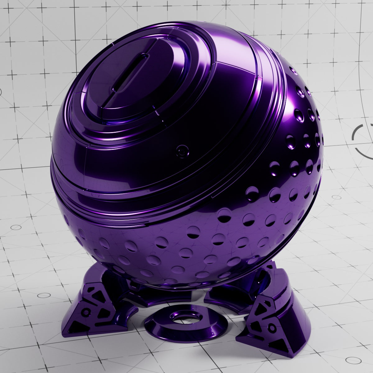 Cinema 4D Materials - Car Paint Chrome Finish - Redshift