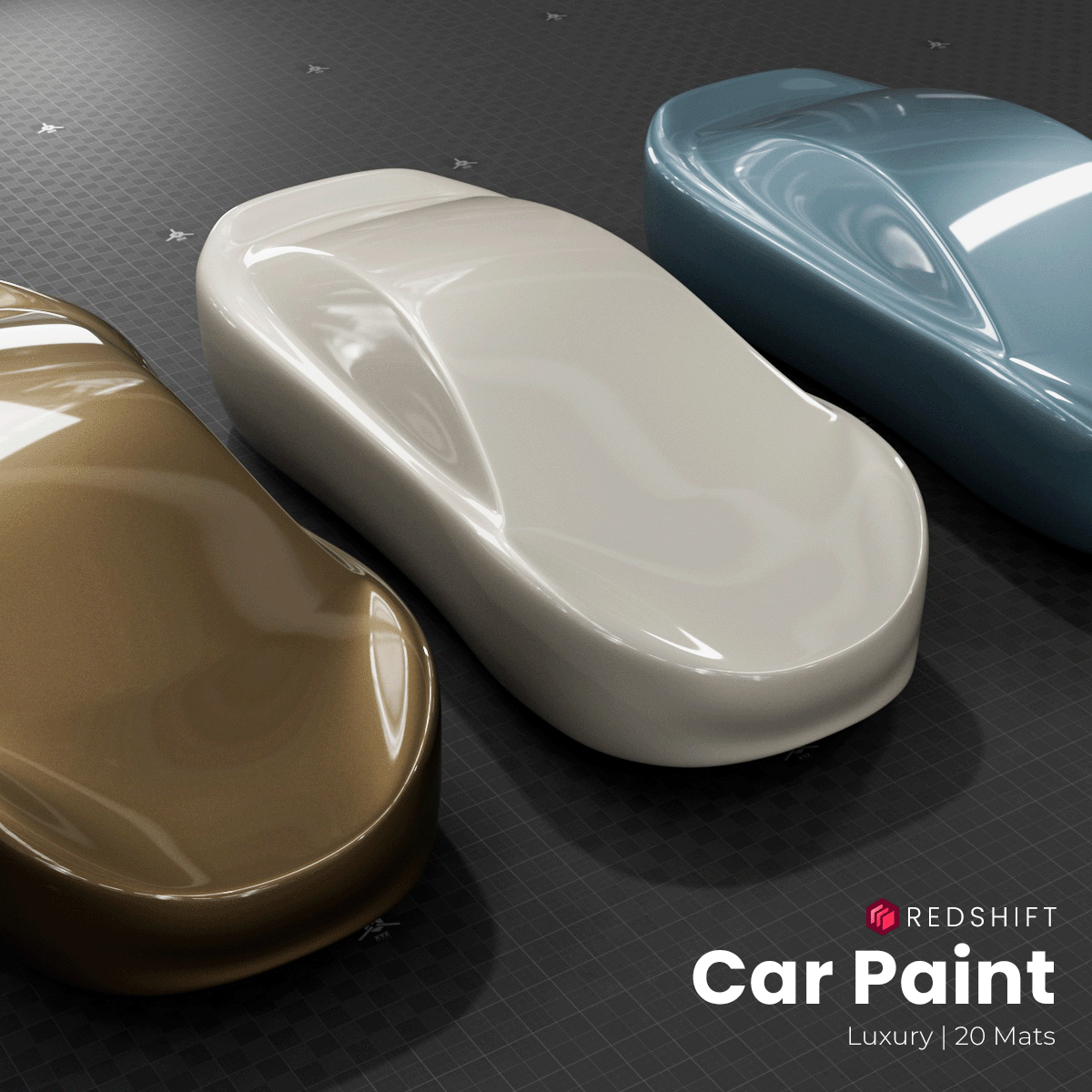 Cinema 4D Materials - Car Paint Luxury - Redshift