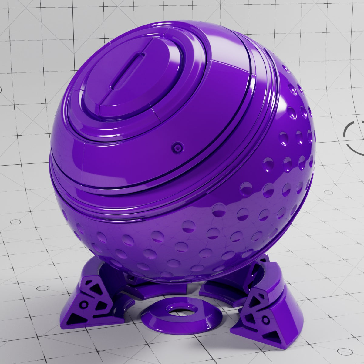 Cinema 4D Materials - Car Paint Glossy - Redshift