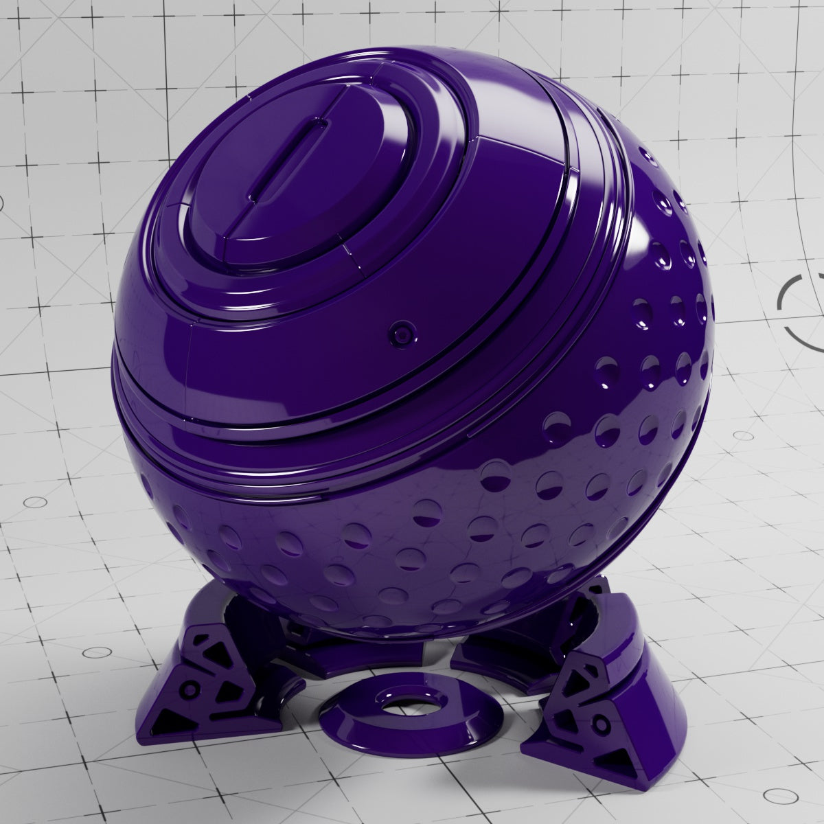 Cinema 4D Materials - Car Paint Glossy - Redshift