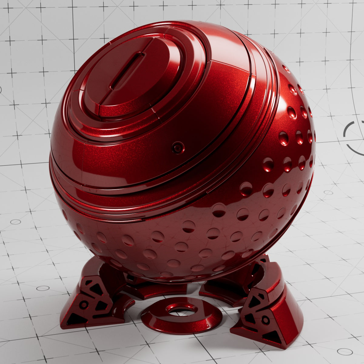 Cinema 4D Materials - Car Paint Metallic Flakes - Redshift