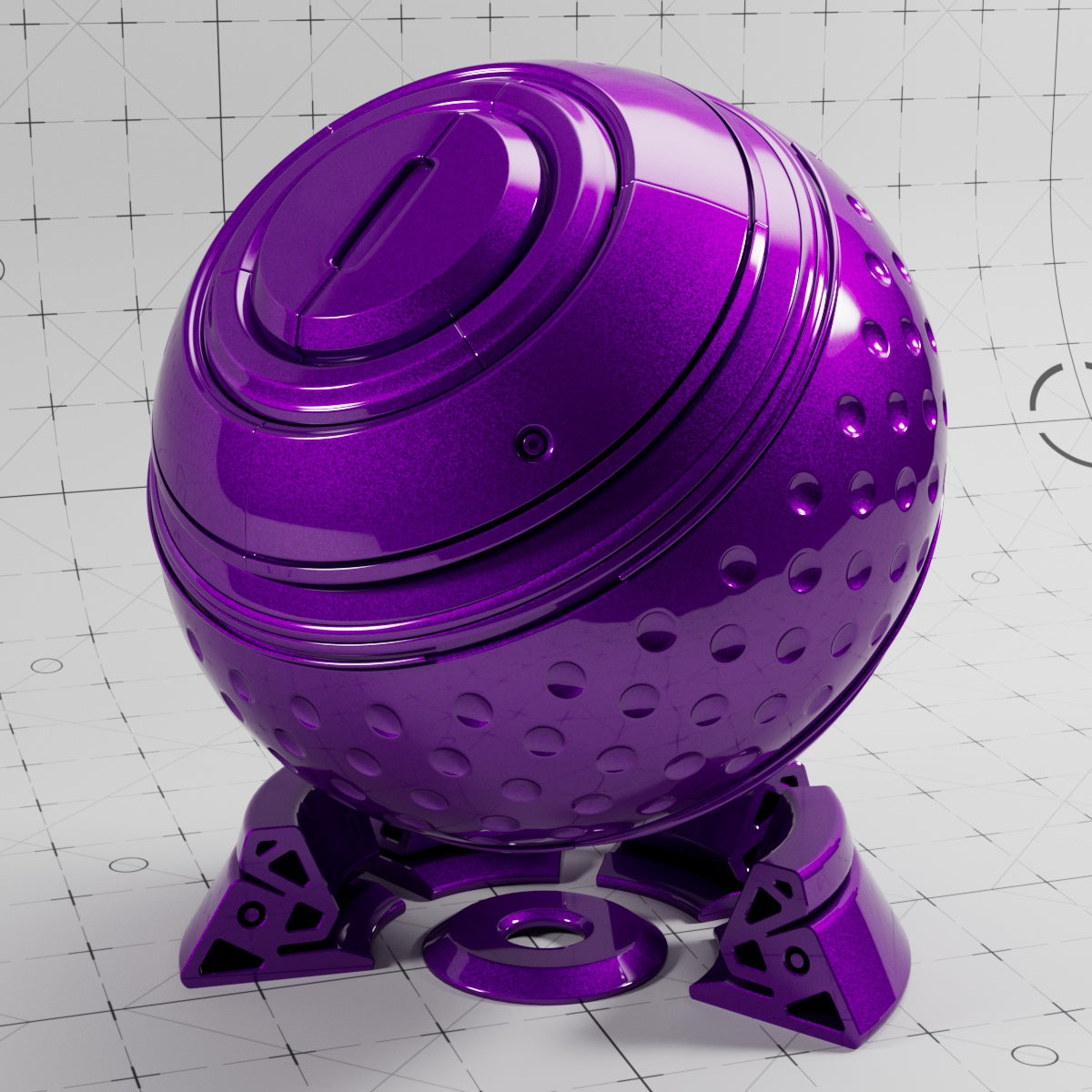 Cinema 4D Materials - Car Paint Metallic Flakes - Redshift