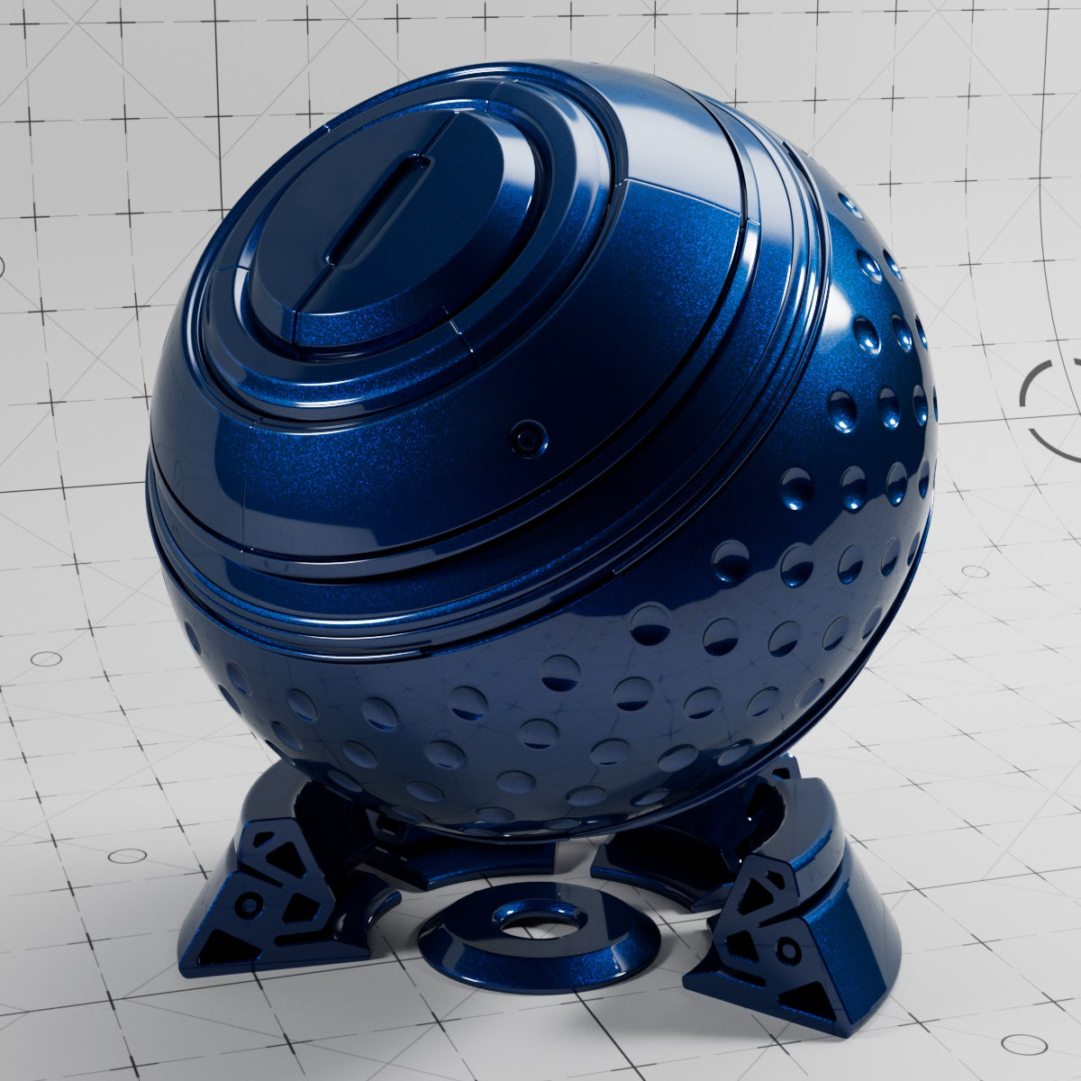 Cinema 4D Materials - Car Paint Metallic Flakes - Redshift