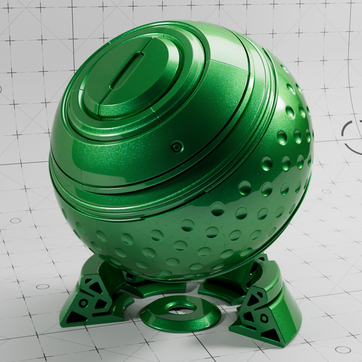 Cinema 4D Materials - Car Paint Metallic Flakes - Redshift