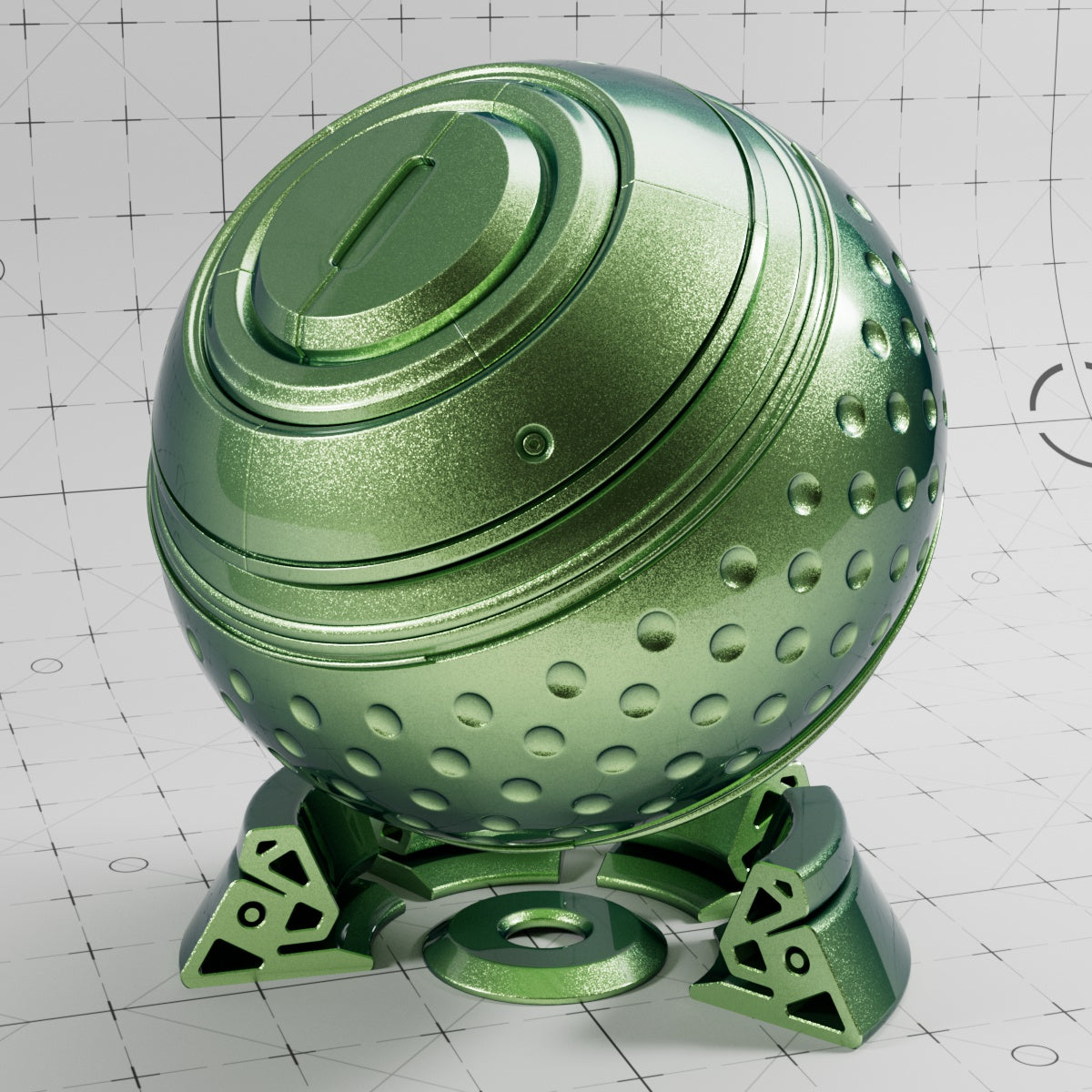 Cinema 4D Materials - Car Paint Pearl - Redshift