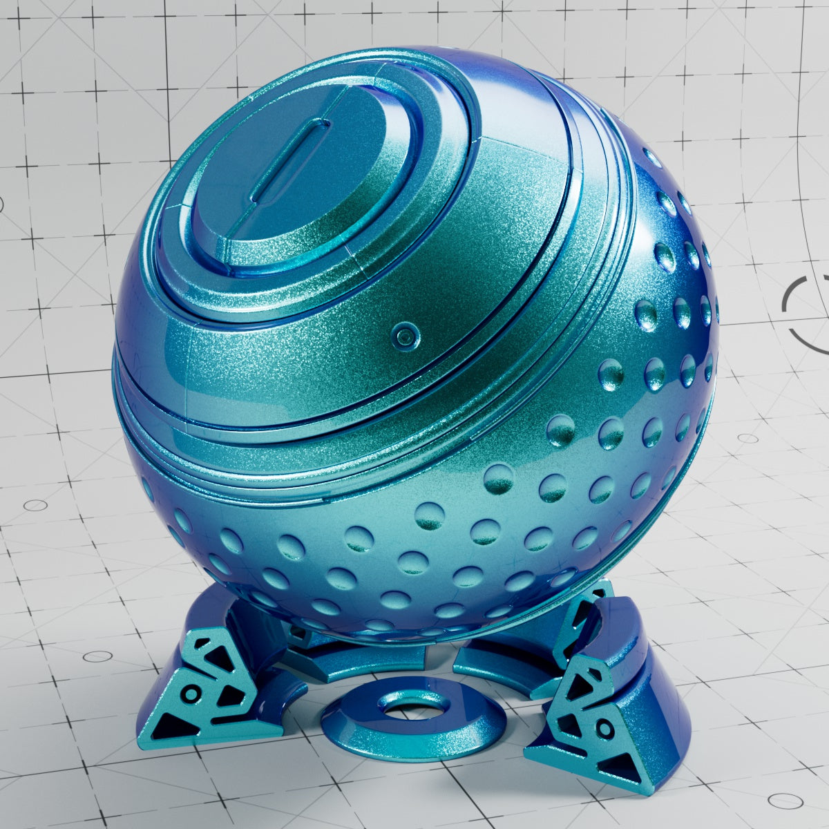 Cinema 4D Materials - Car Paint Pearl - Redshift