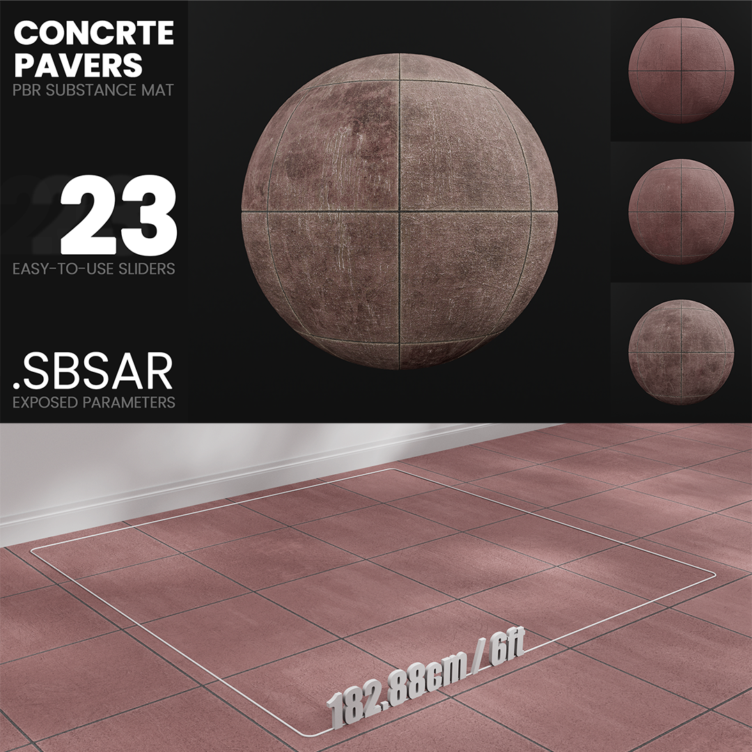 Substance Material - Concrete Pavers