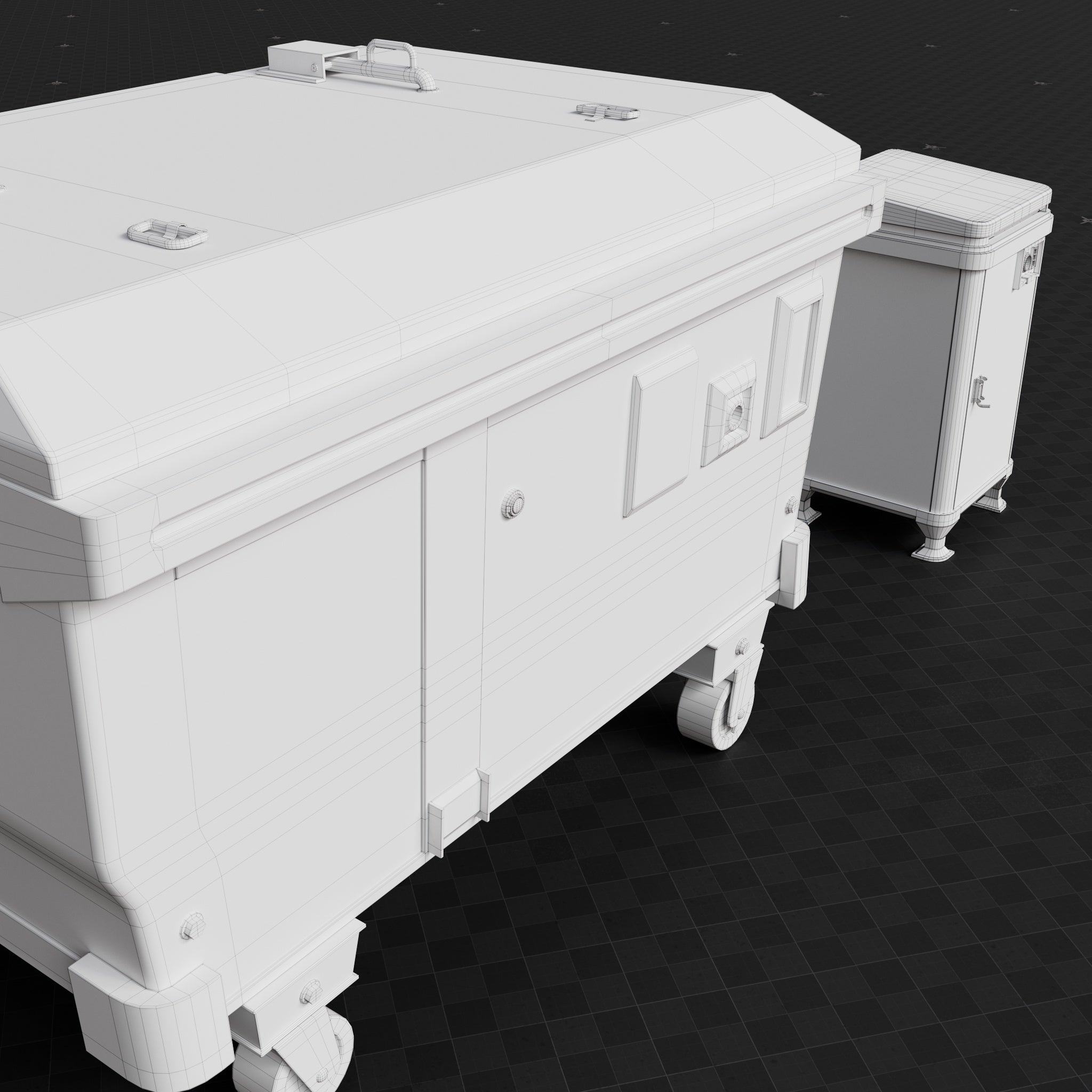 Base Mesh - Cyberpunk - Dumpster Set