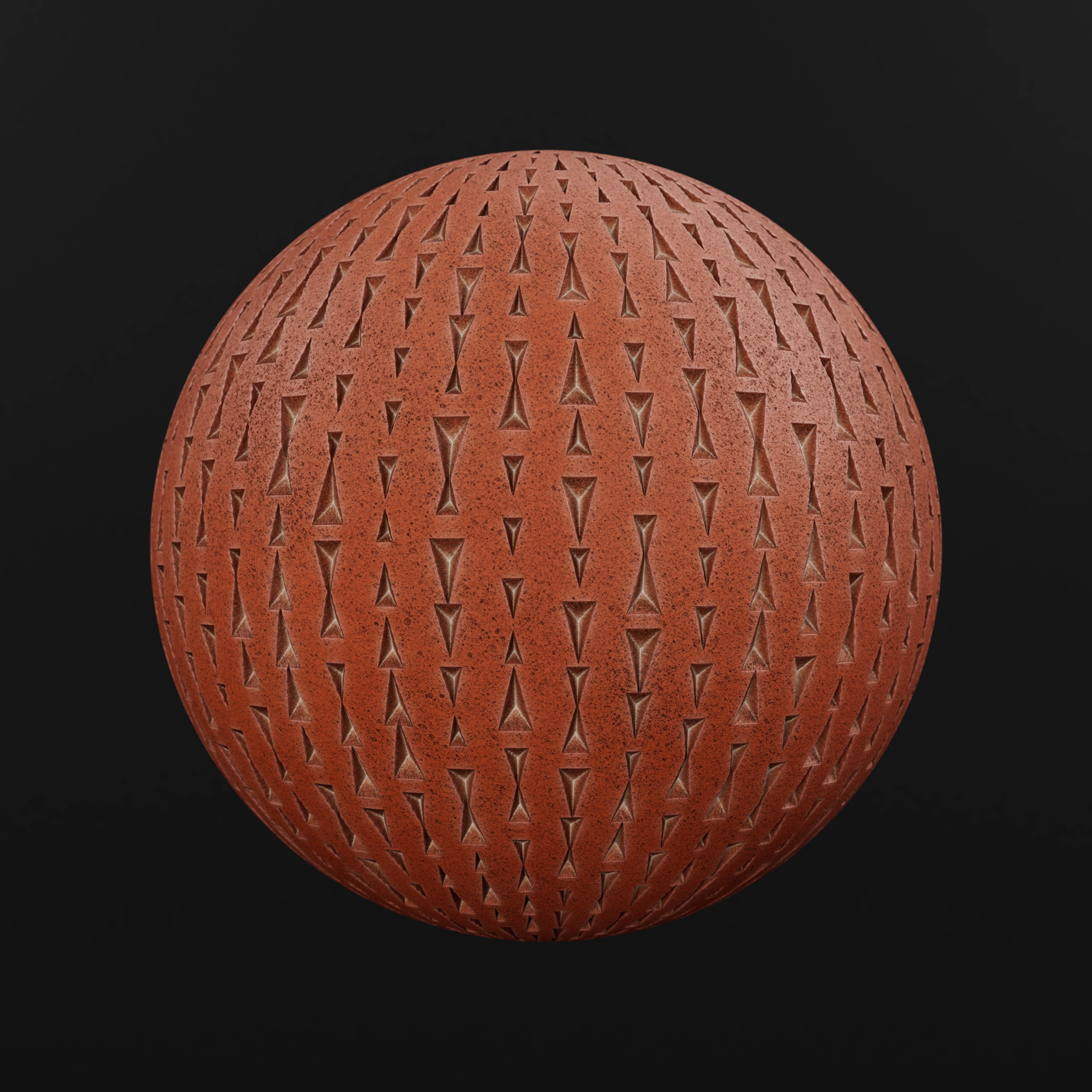 Substance Material - Engraved Triangle Concrete