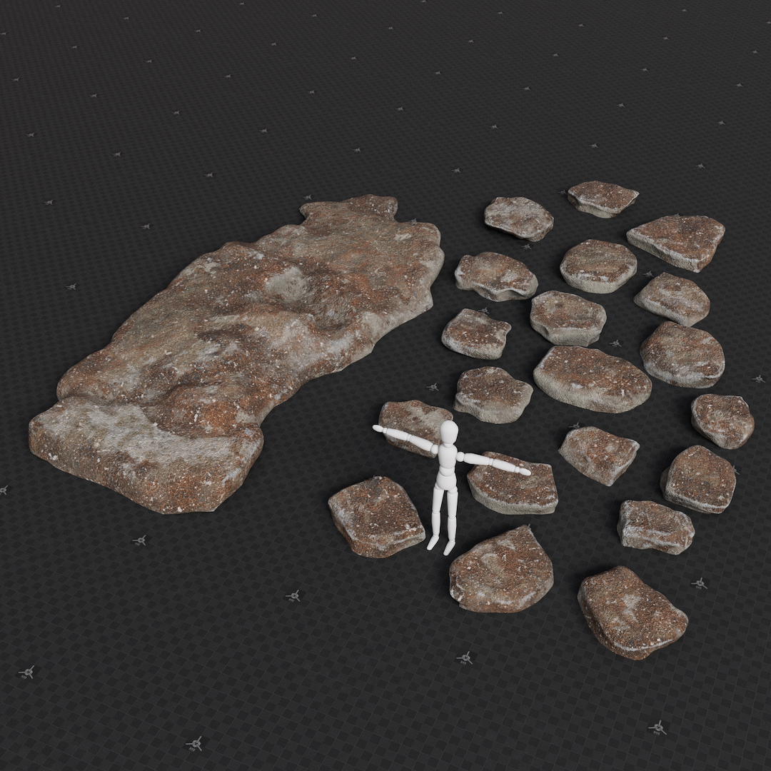 Ancient Rock Pathway Set