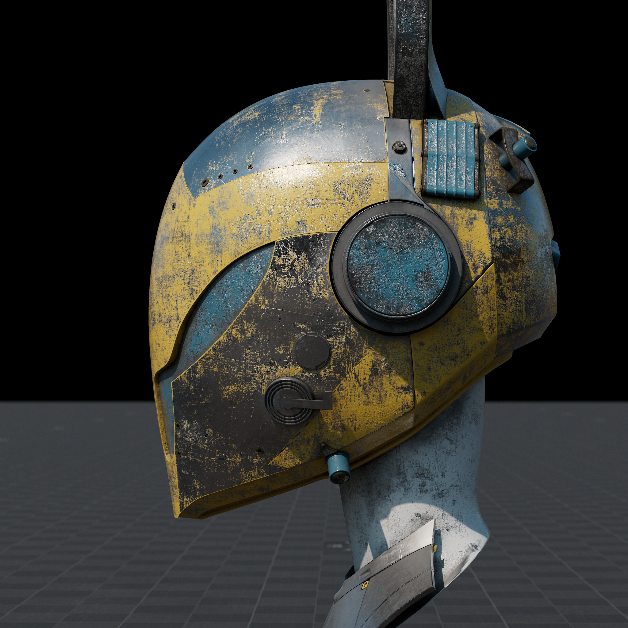 Sci Fi Helmet - White Rabbit