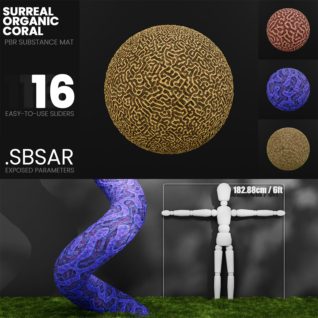 Substance Material - Surreal Organic Coral