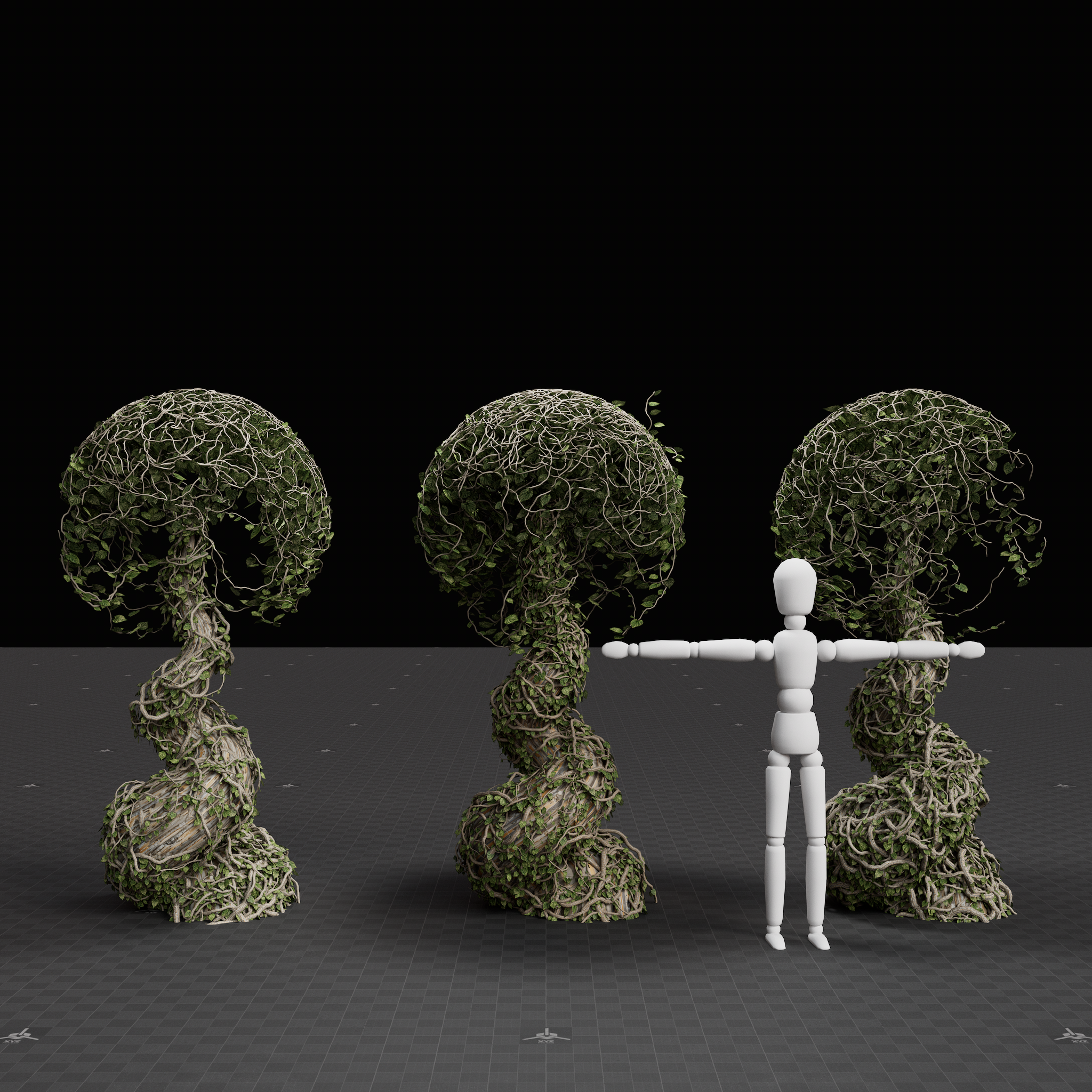 Surreal Plant - Small Tree Set 01
