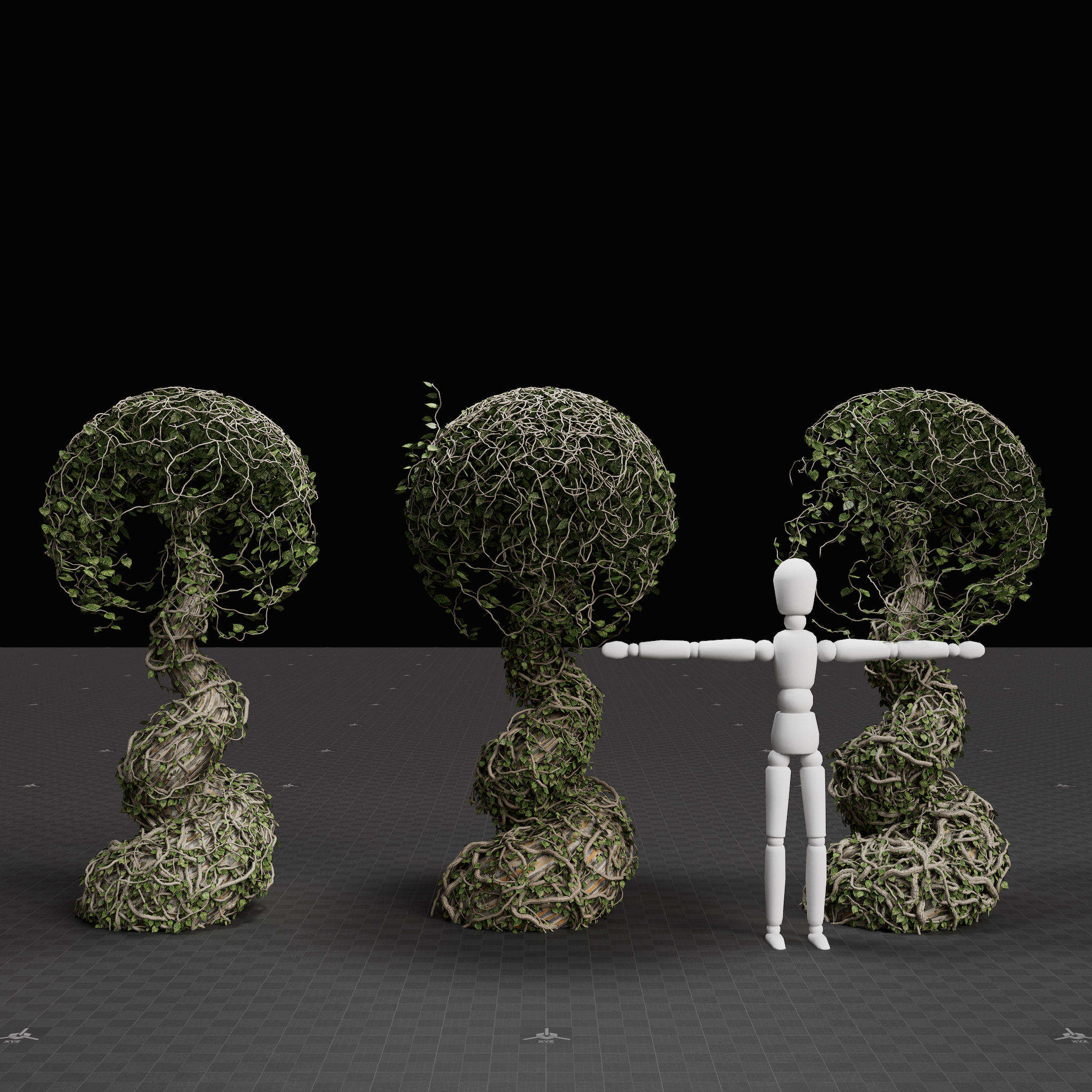 Surreal Plant - Small Tree Set 01